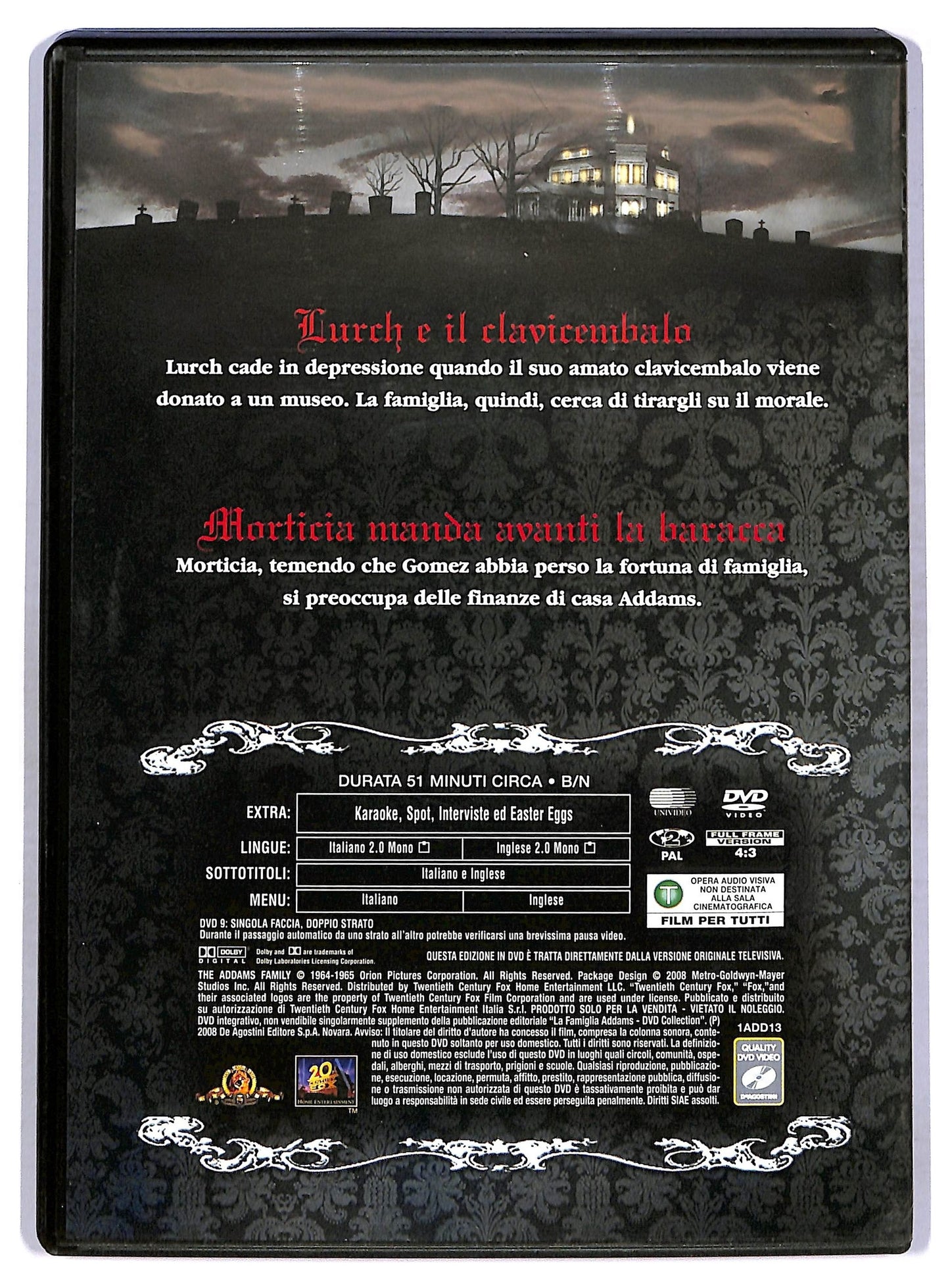 EBOND la famiglia addams episodi 56 - 57  EDITORIALE DVD D765641