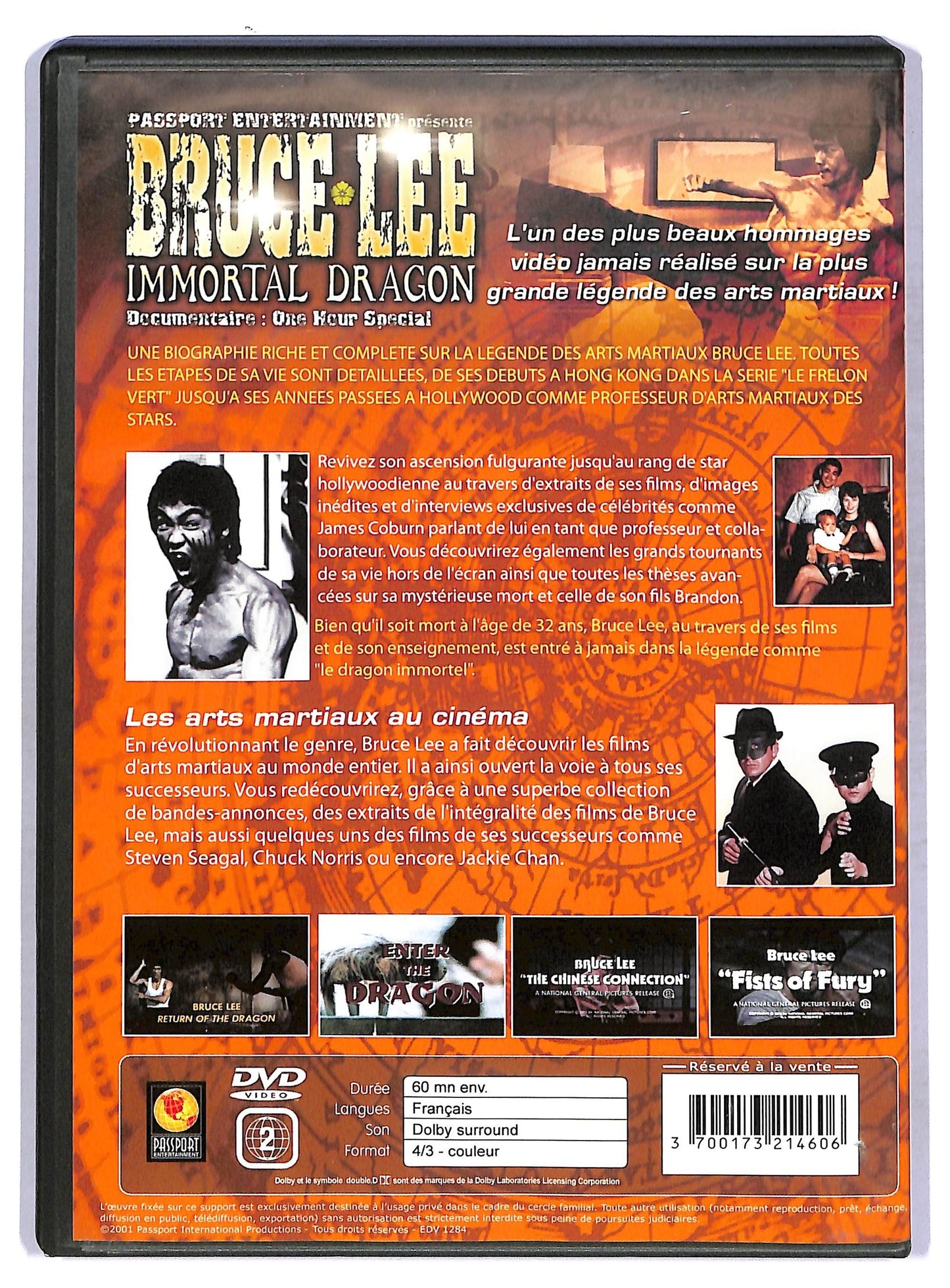 EBOND Bruce Lee Immortal Dragon DVD D765653