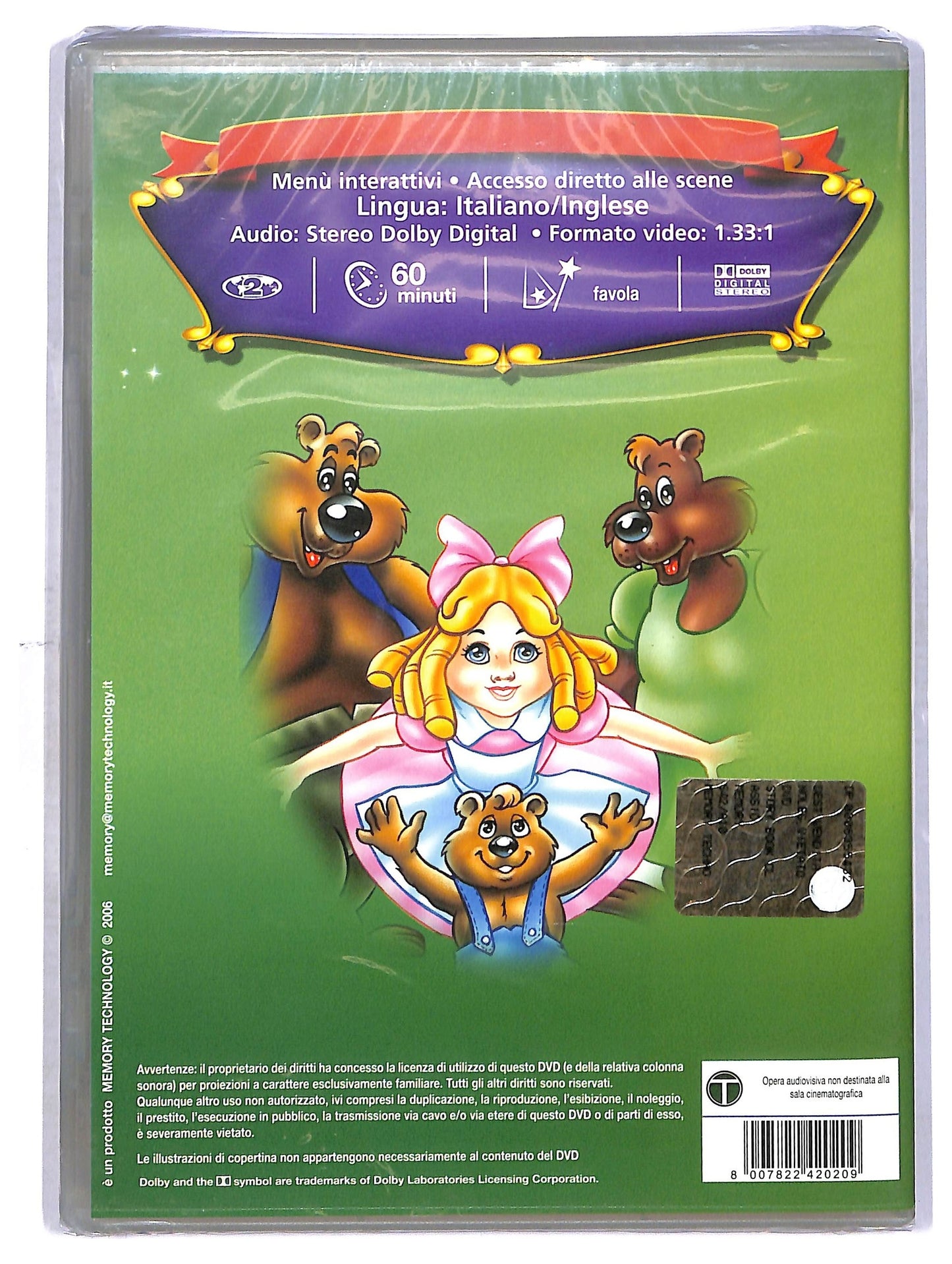 EBOND Riccioli D'Oro e i Tre Orsi DVD D765715