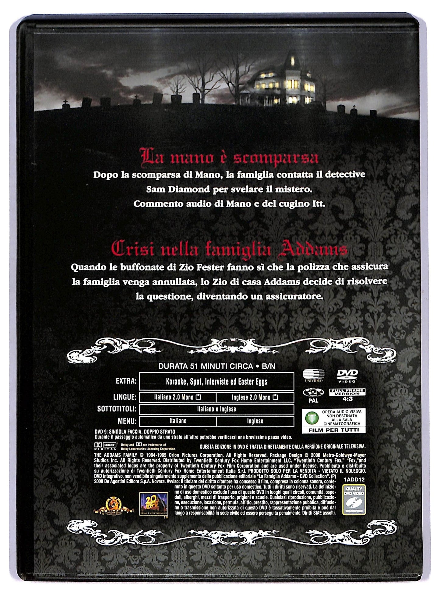 EBOND la famiglia addams episodi 54 - 55  EDITORIALE DVD D765852