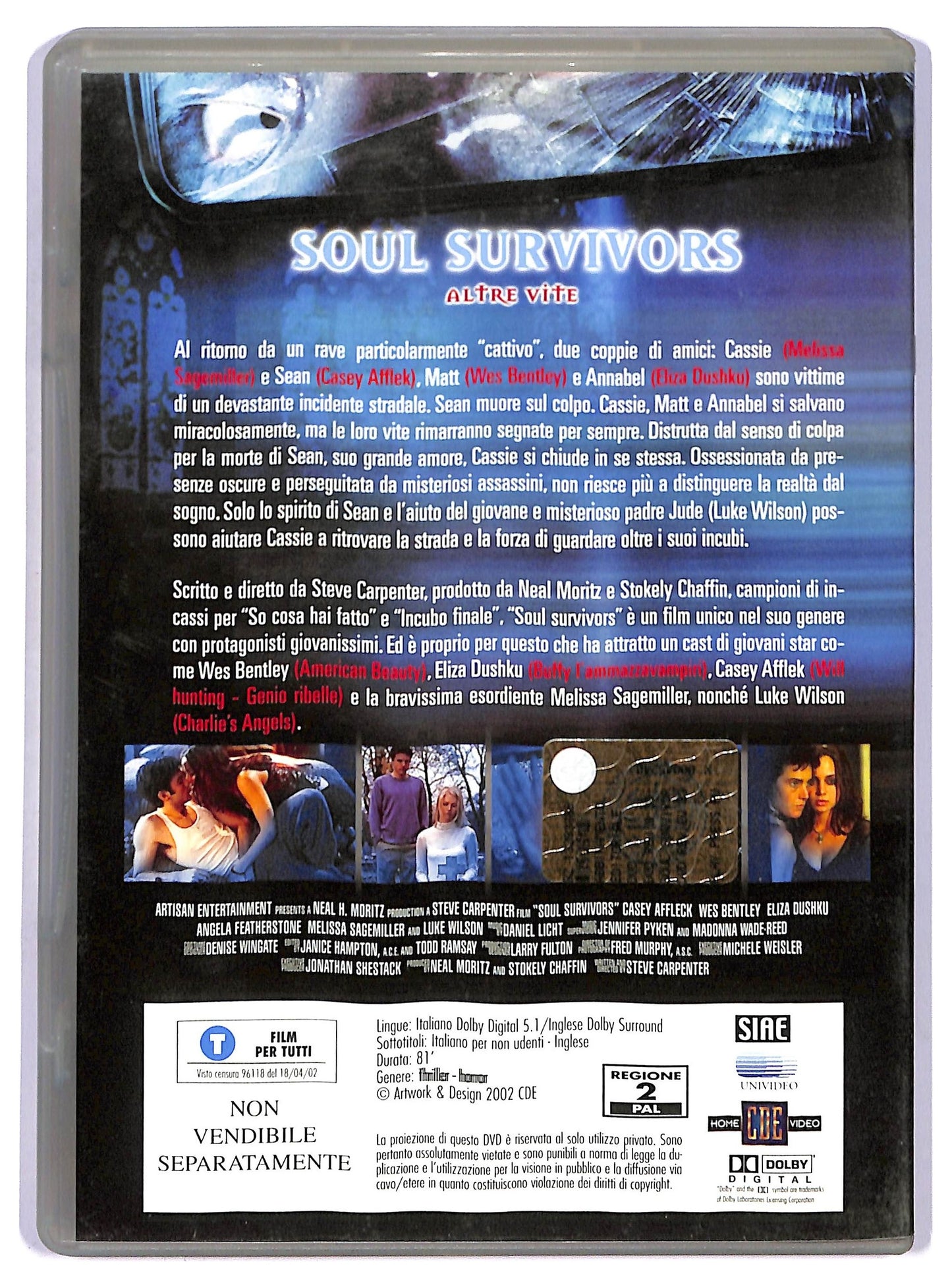 EBOND Soul Survivors - Altre Vite  DVD Editoriale D765905