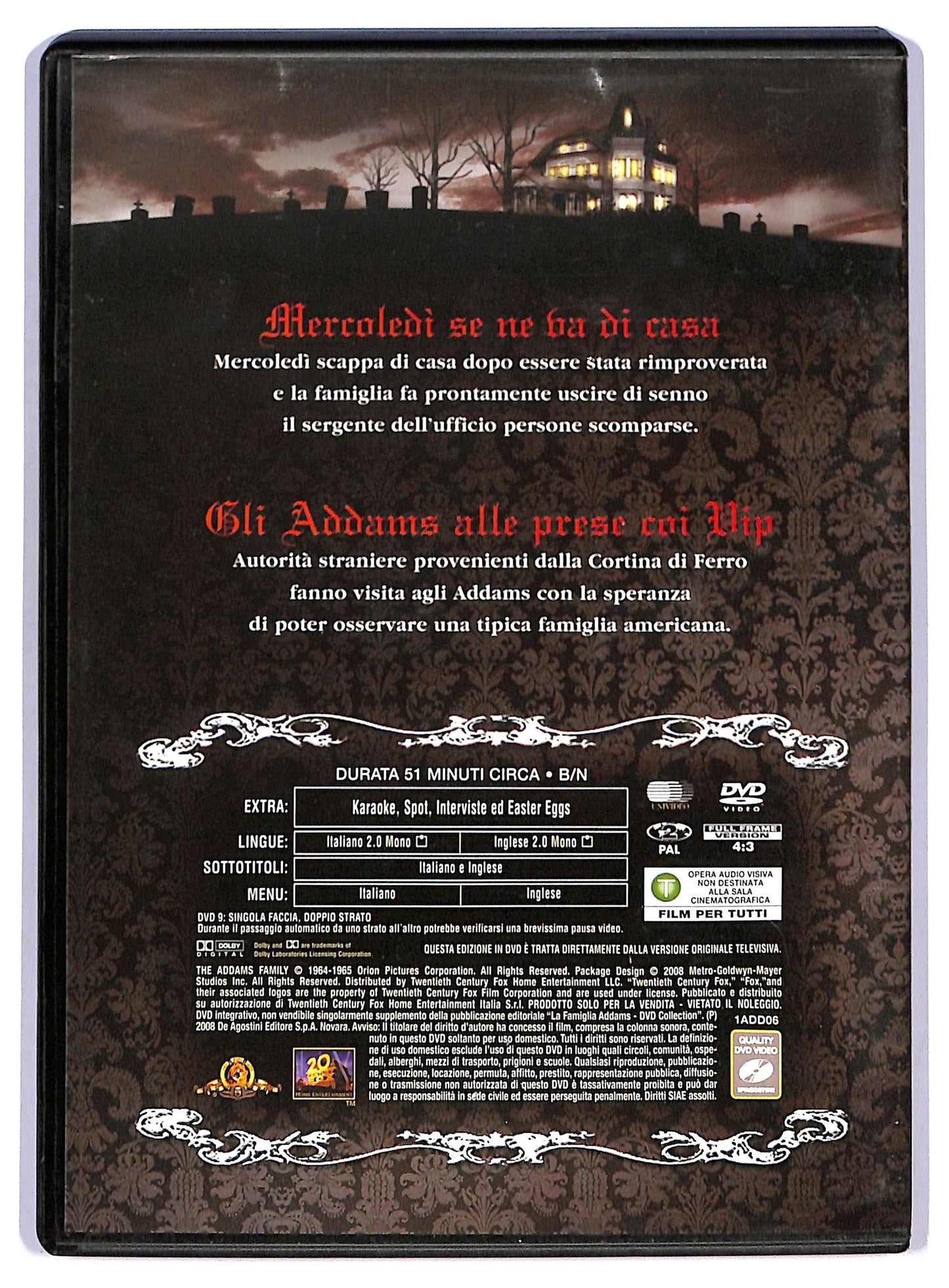 EBOND la famiglia addams episodi 44 - 45  EDITORIALE DVD D765910