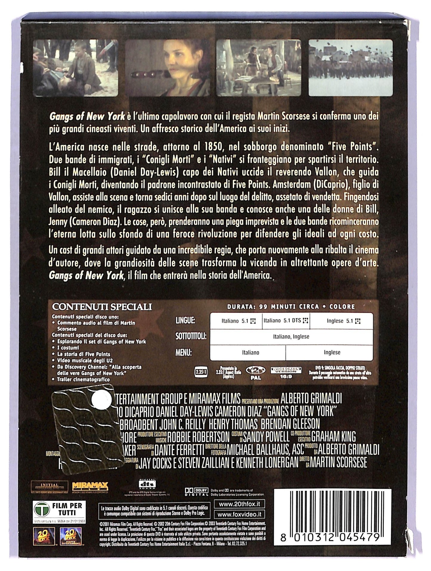 EBOND L'America e nata nelle strade 2 dischi SPECIAL EDITION DVD D765950