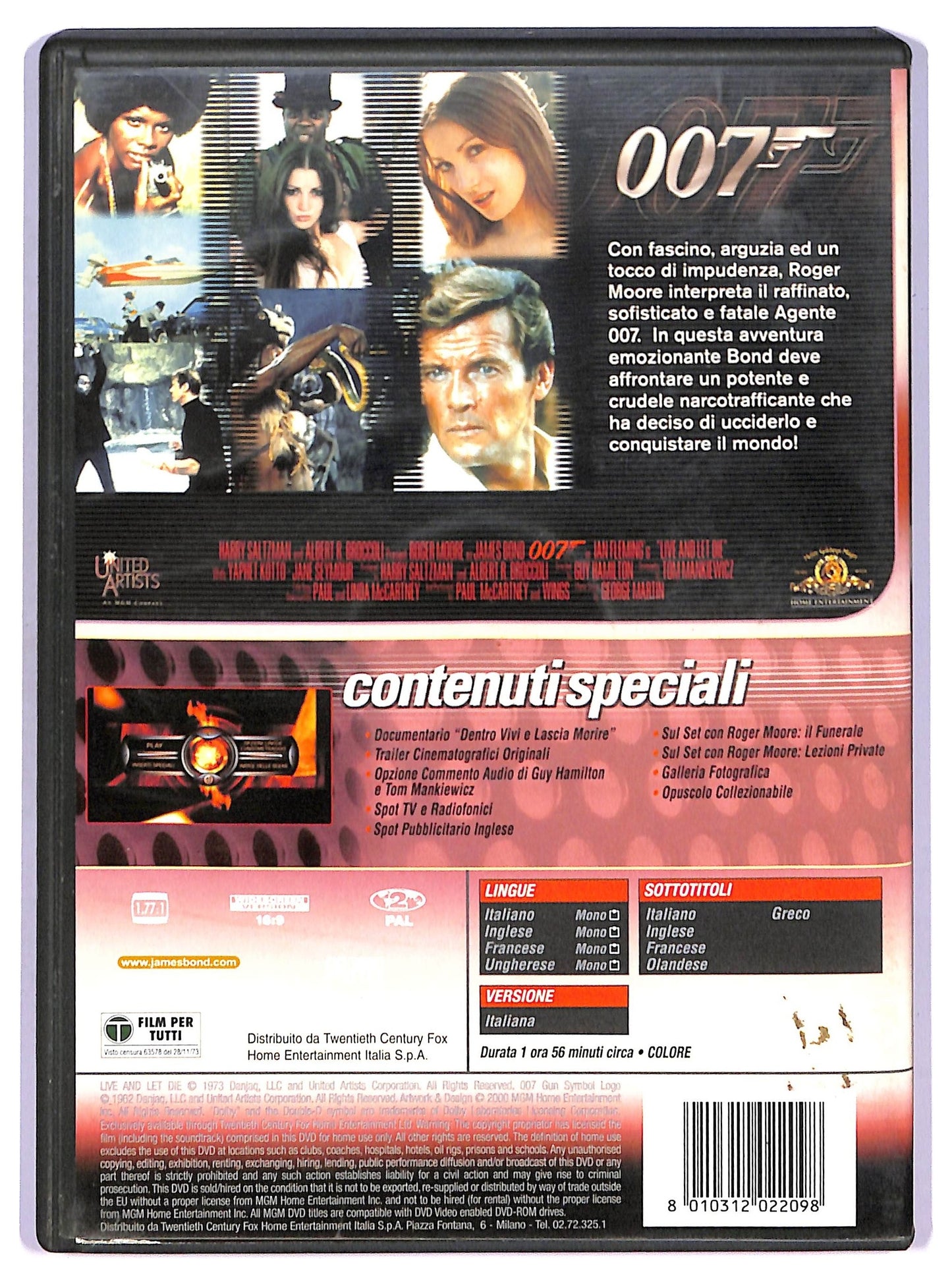 EBOND vivi e lascia morire DVD D765954