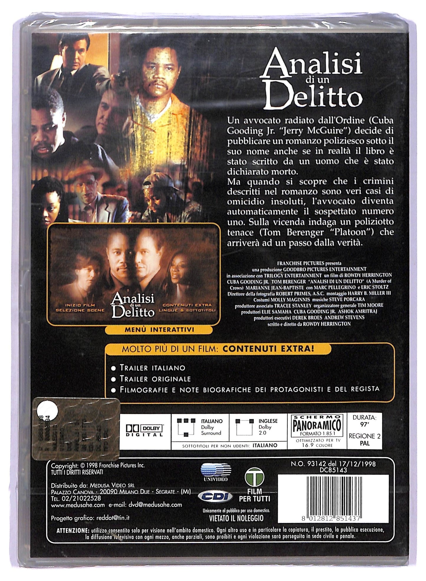EBOND analisi di un delitto DVD D765957