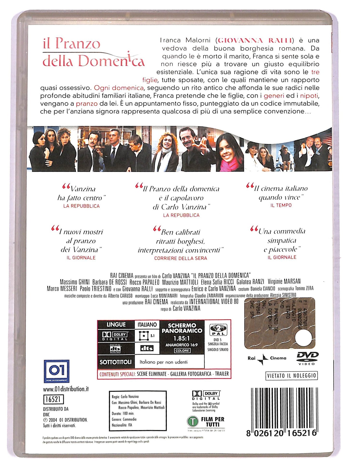 EBOND Il Pranzo della Domenica DVD D766018
