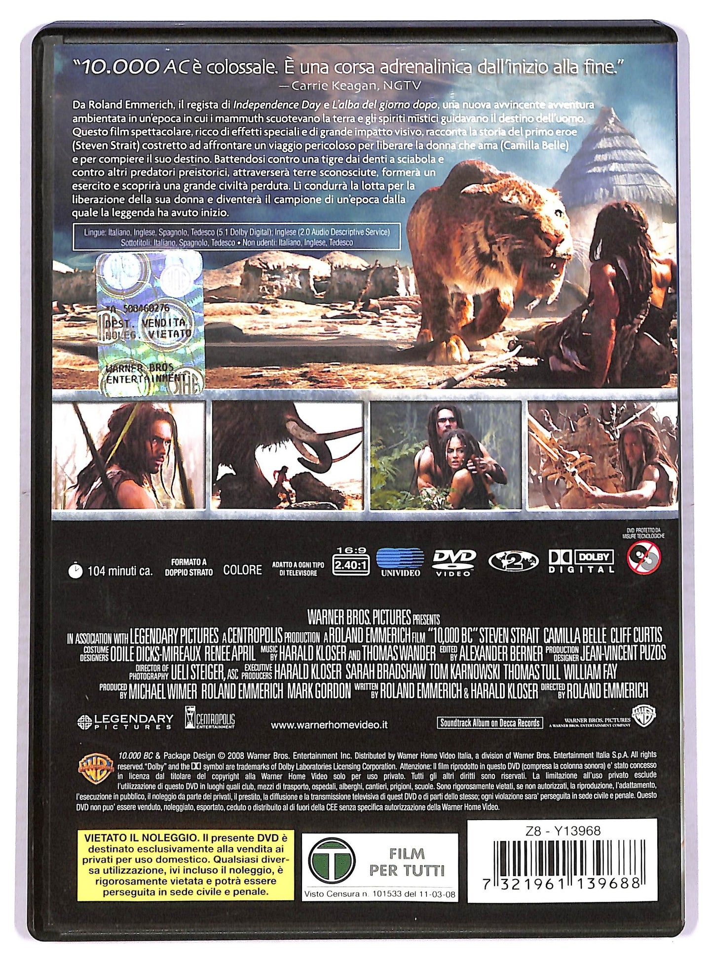 EBOND 10.000 a.C. DVD D766038