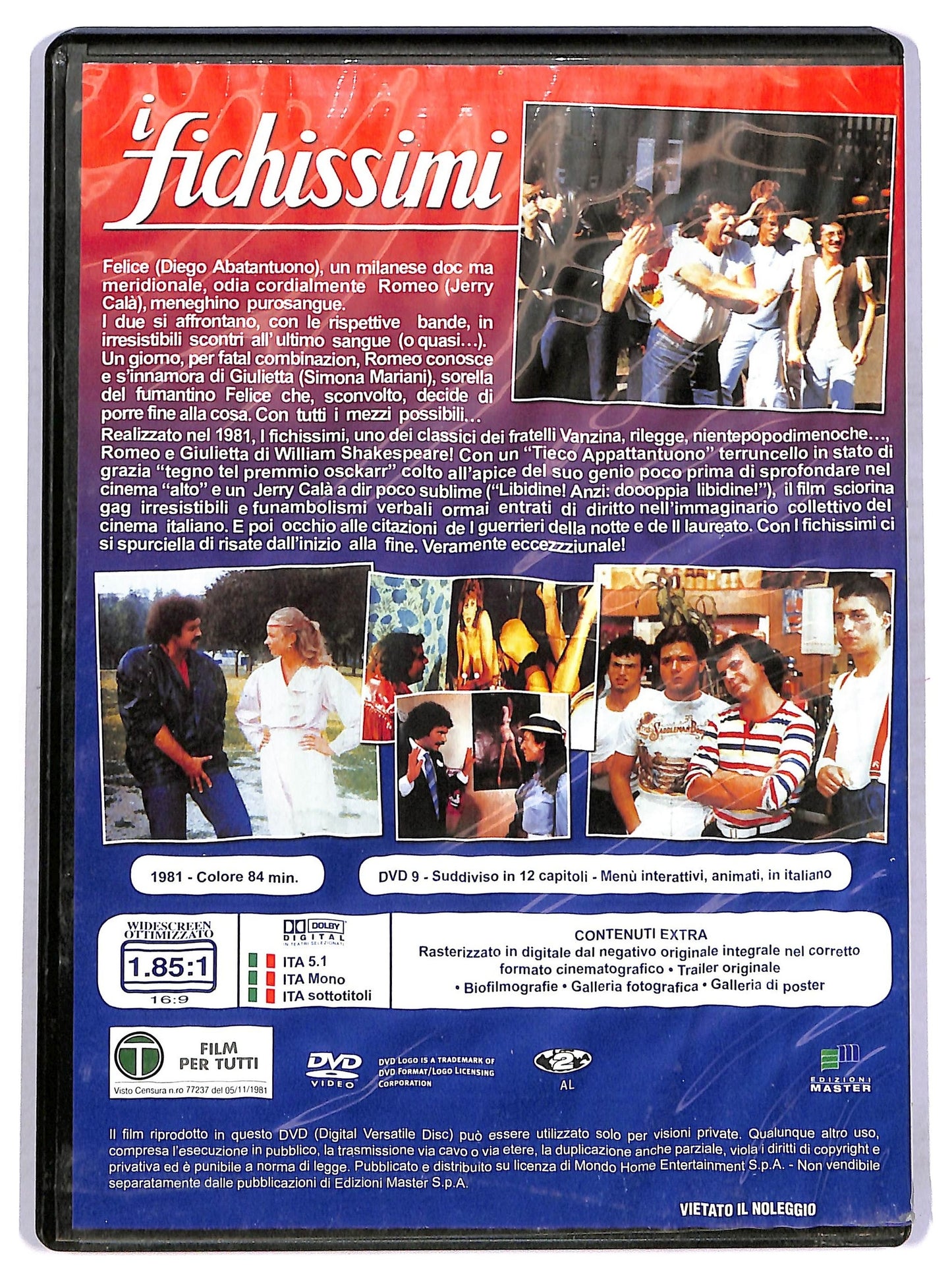 EBOND I fichissimi EDITORIALE DVD D766225
