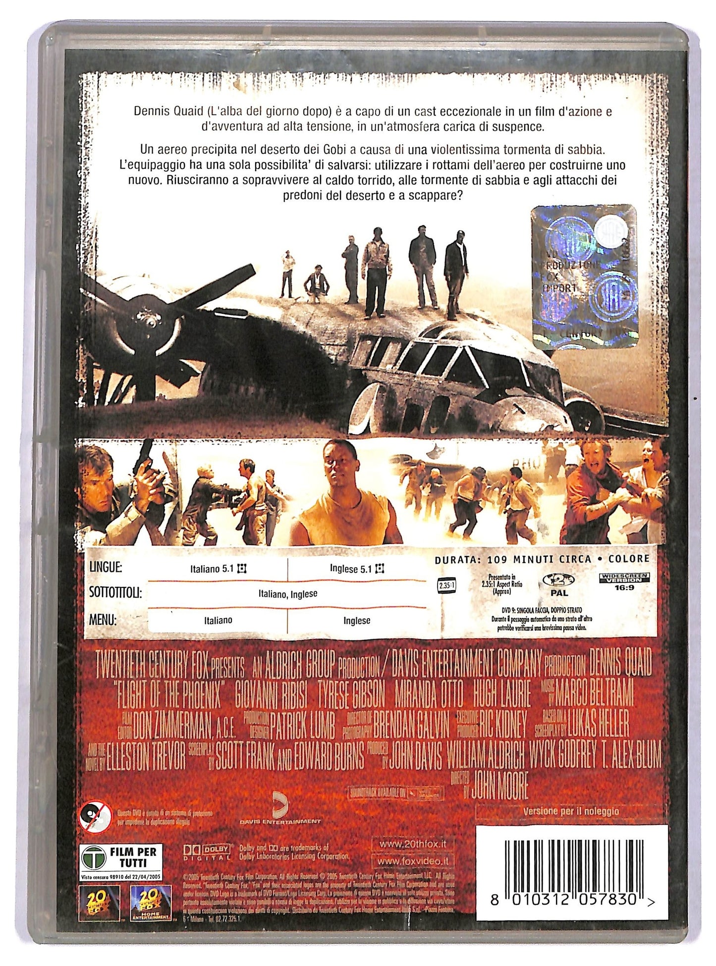 EBOND il volo della fenice NOLEGGIO DVD D766240