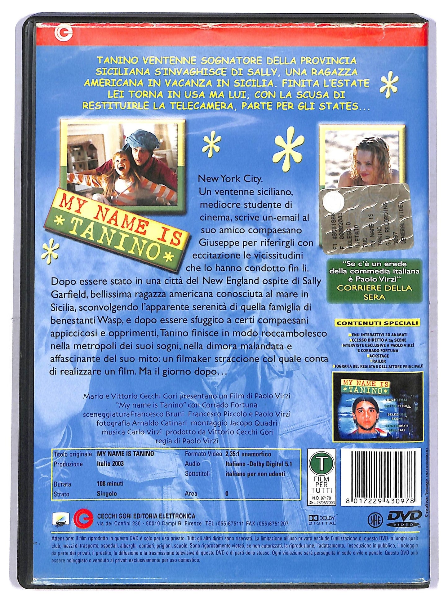 EBOND My Name Is Tanino DVD D766310