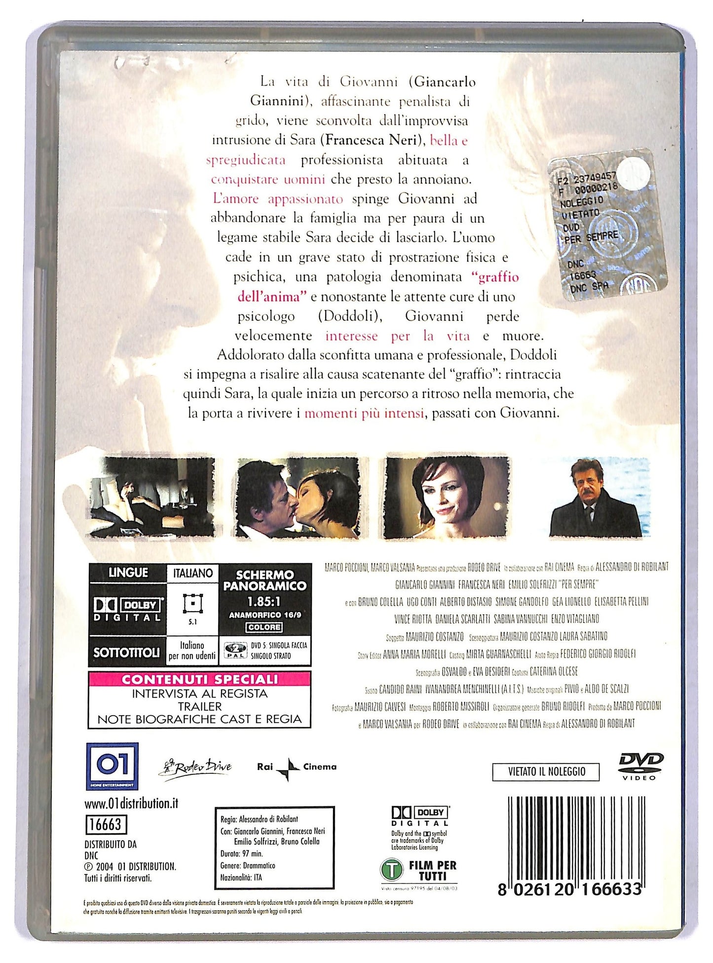 EBOND Per sempre di Alessandro Di Robilant DVD D766407