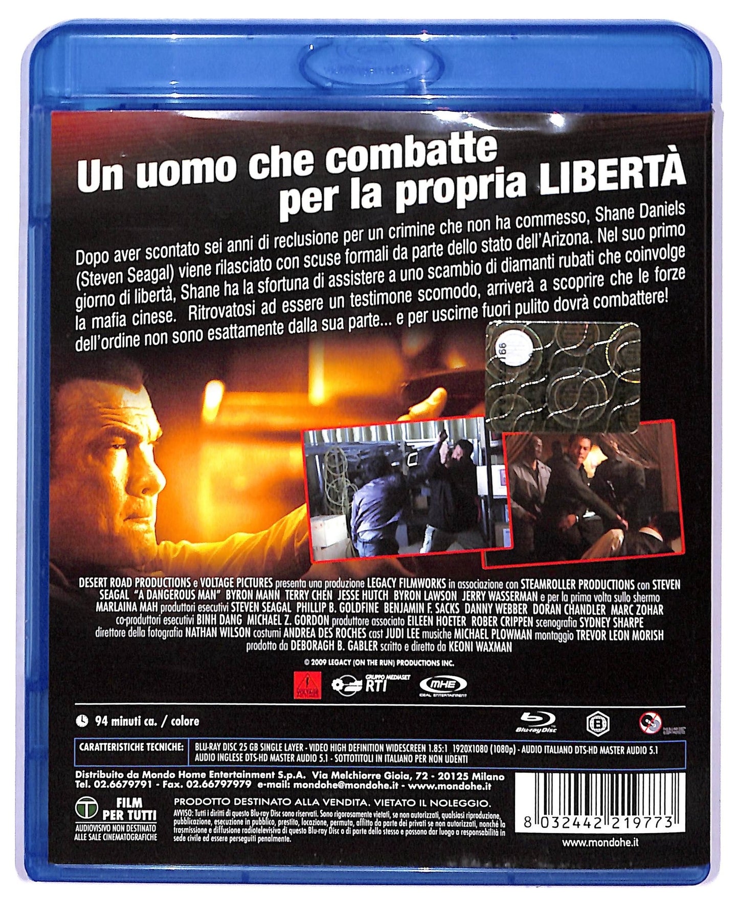 EBOND A Dangerous Man. Solo Contro Tutti BLURAY BLURAY D766516