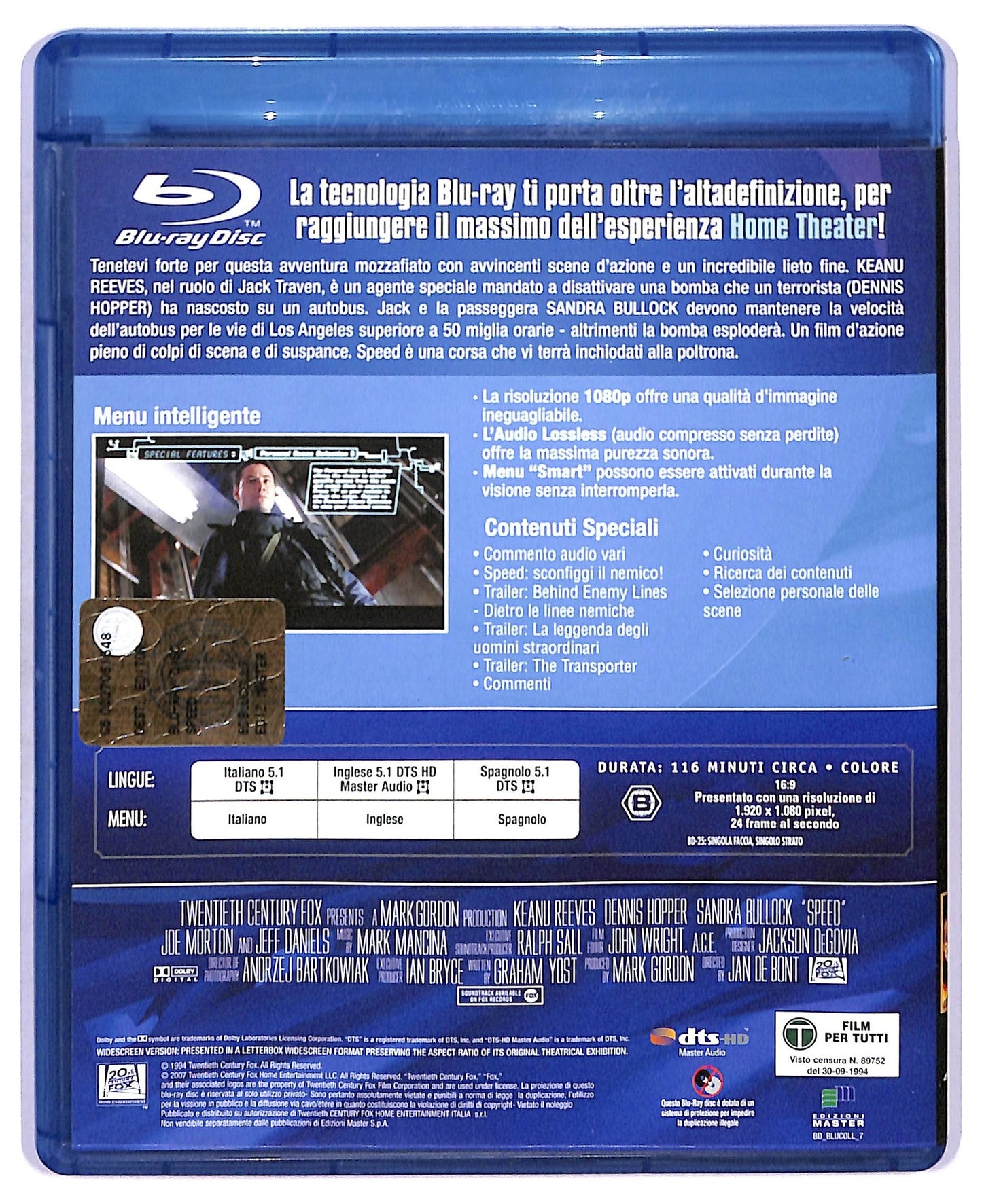 EBOND Speed EDITORIALE BLURAY BLURAY D766525