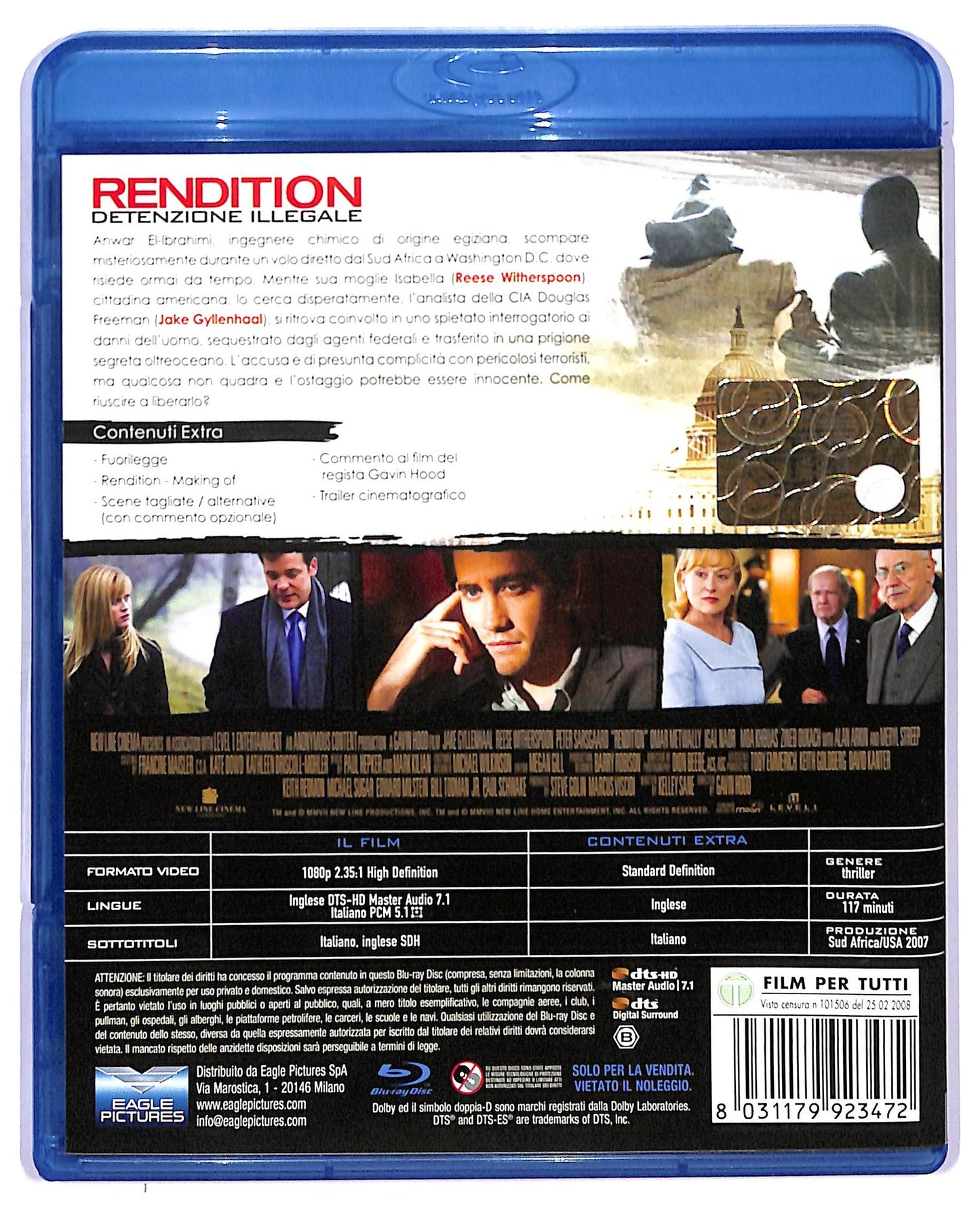 EBOND rendition - detenzione illegale BLURAY D766526
