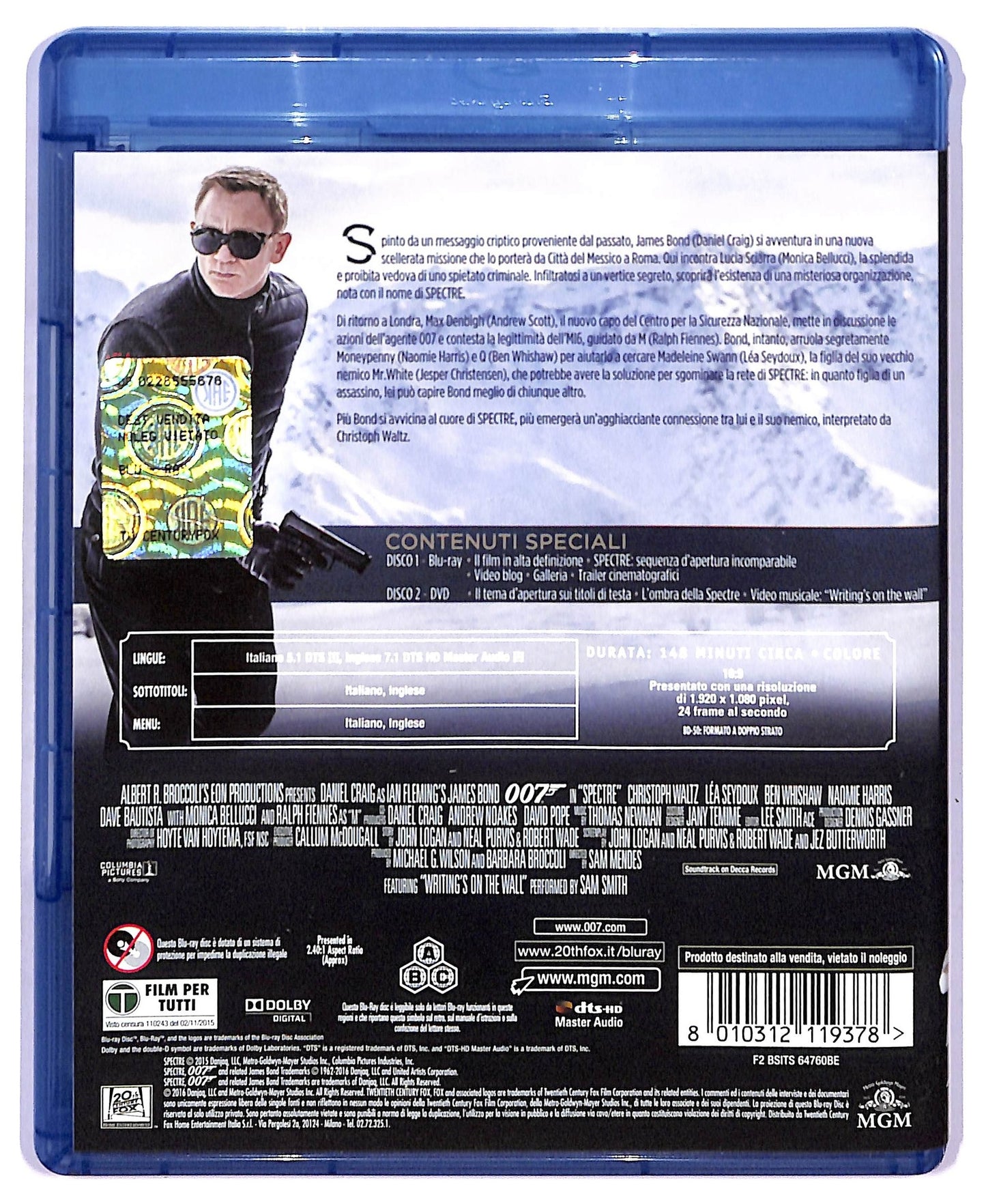 EBOND Spectre BLURAY D766530