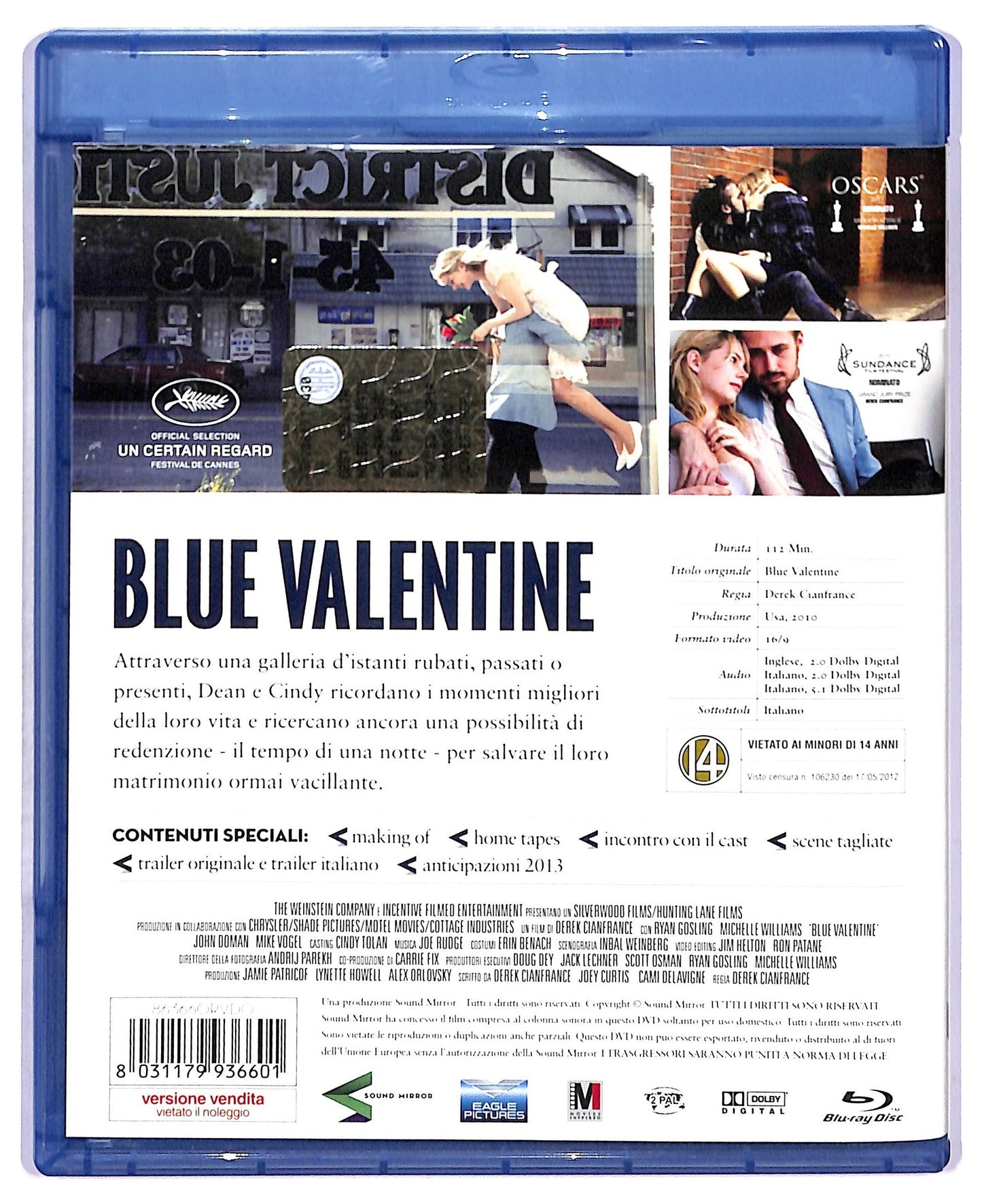 EBOND Blue Valentine BLURAY D766582