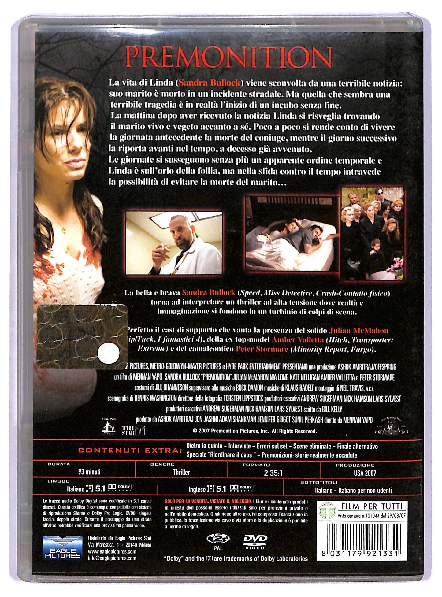 EBOND premonition DVD D766722