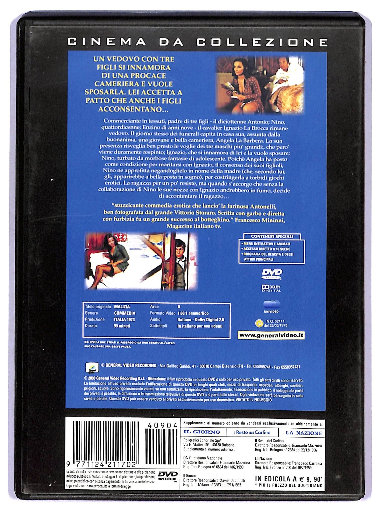 EBOND Malizia EDITORIALE DVD D766837