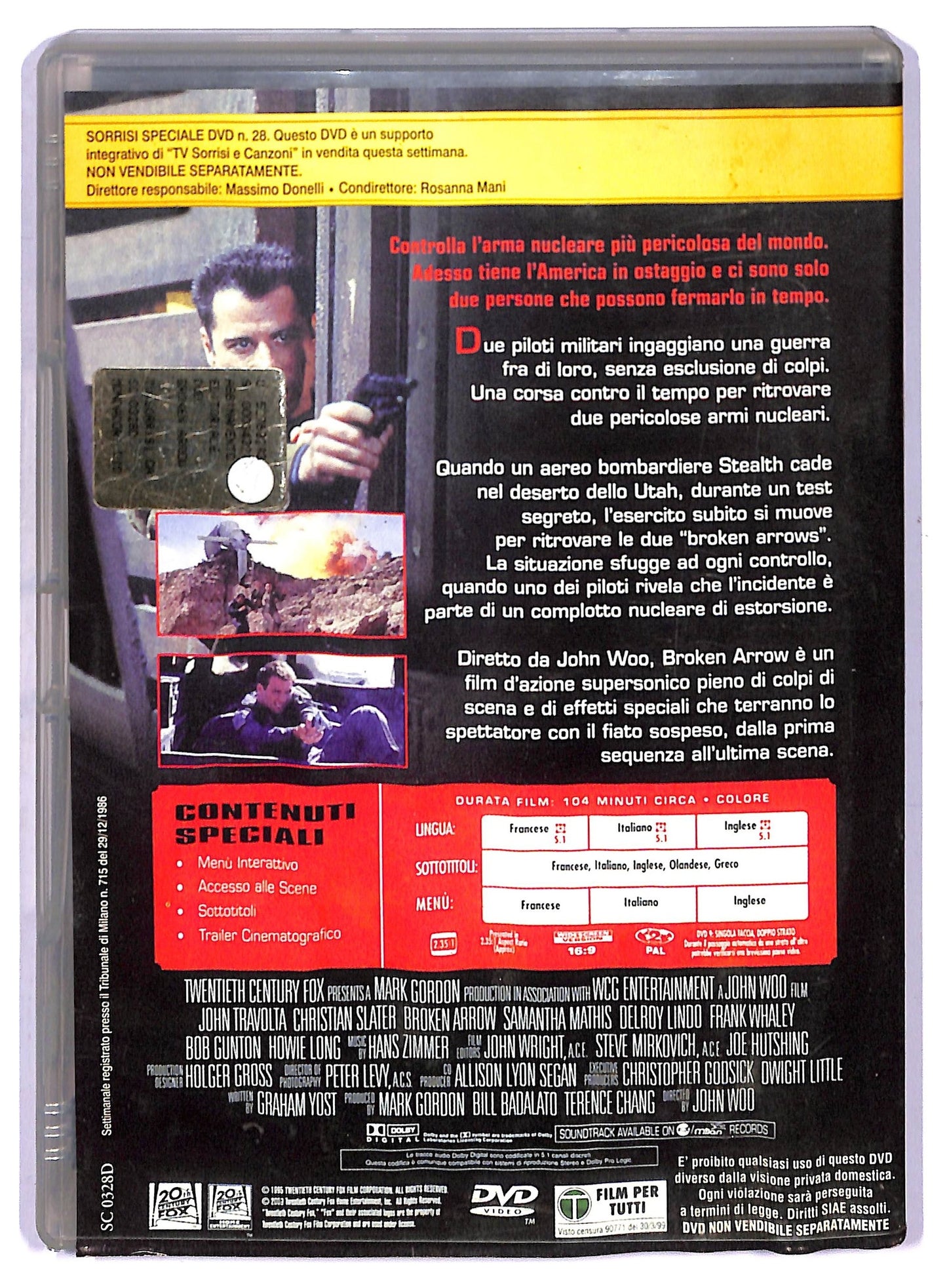 EBOND Nome in codice: Broken Arrow EDITORIALE DVD D766840