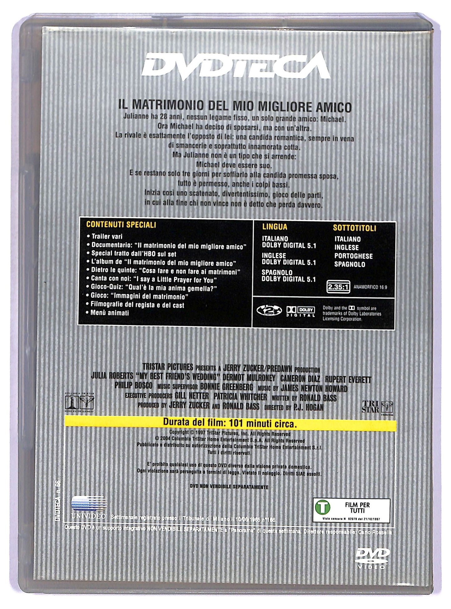 EBOND Il matrimonio del mio migliore amico EDITORIALE DVD D766930