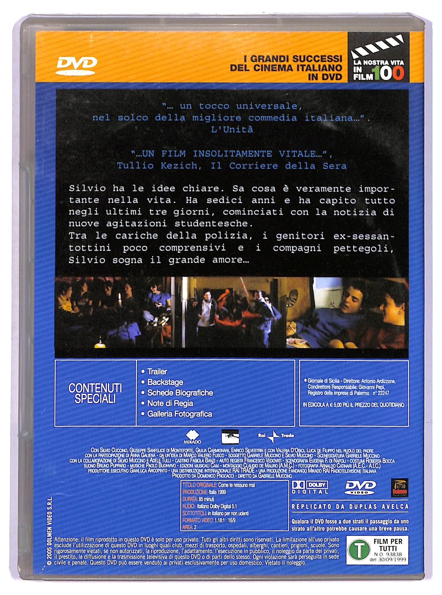 EBOND Come te nessuno mai  EDITORIALE DVD D767105