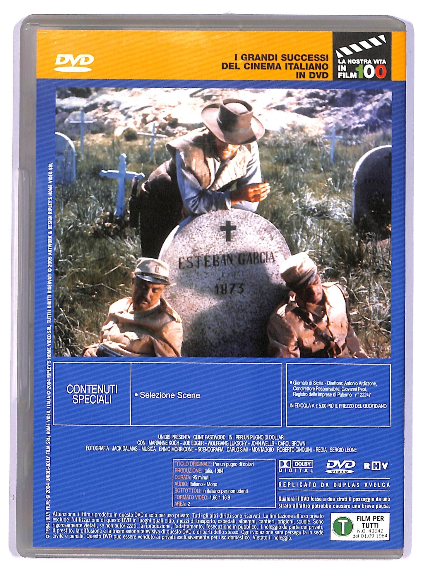 EBOND Per un pugno di dollari EDITORIALE DVD D767125