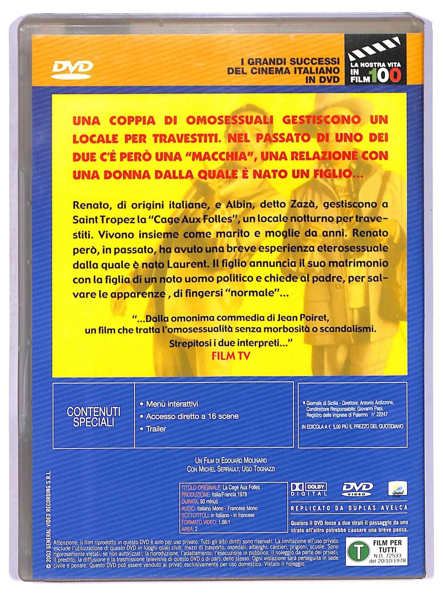 EBOND Il Vizietto DVD Editoriale D767132