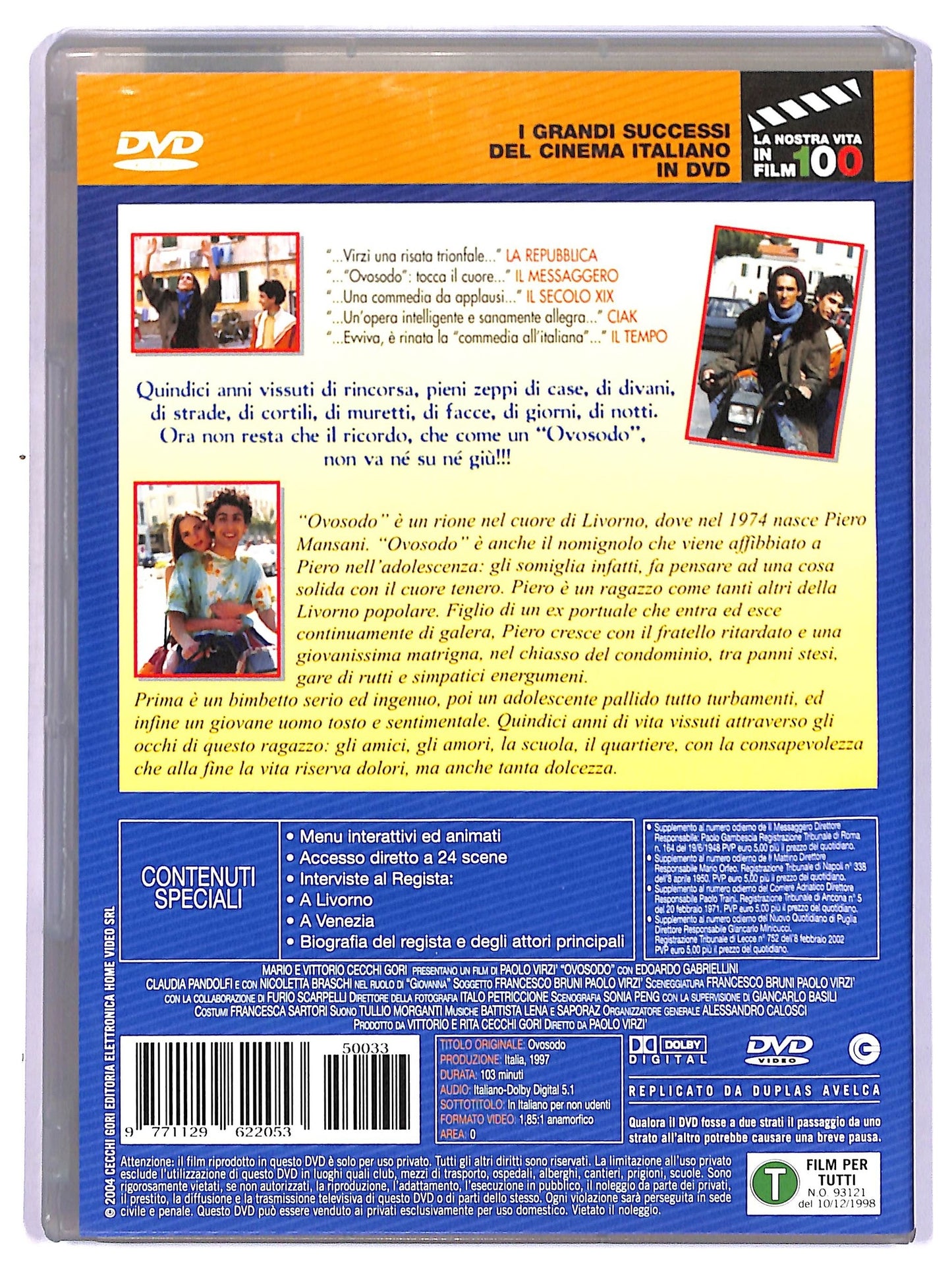 EBOND Ovosodo EDITORIALE DVD D767138