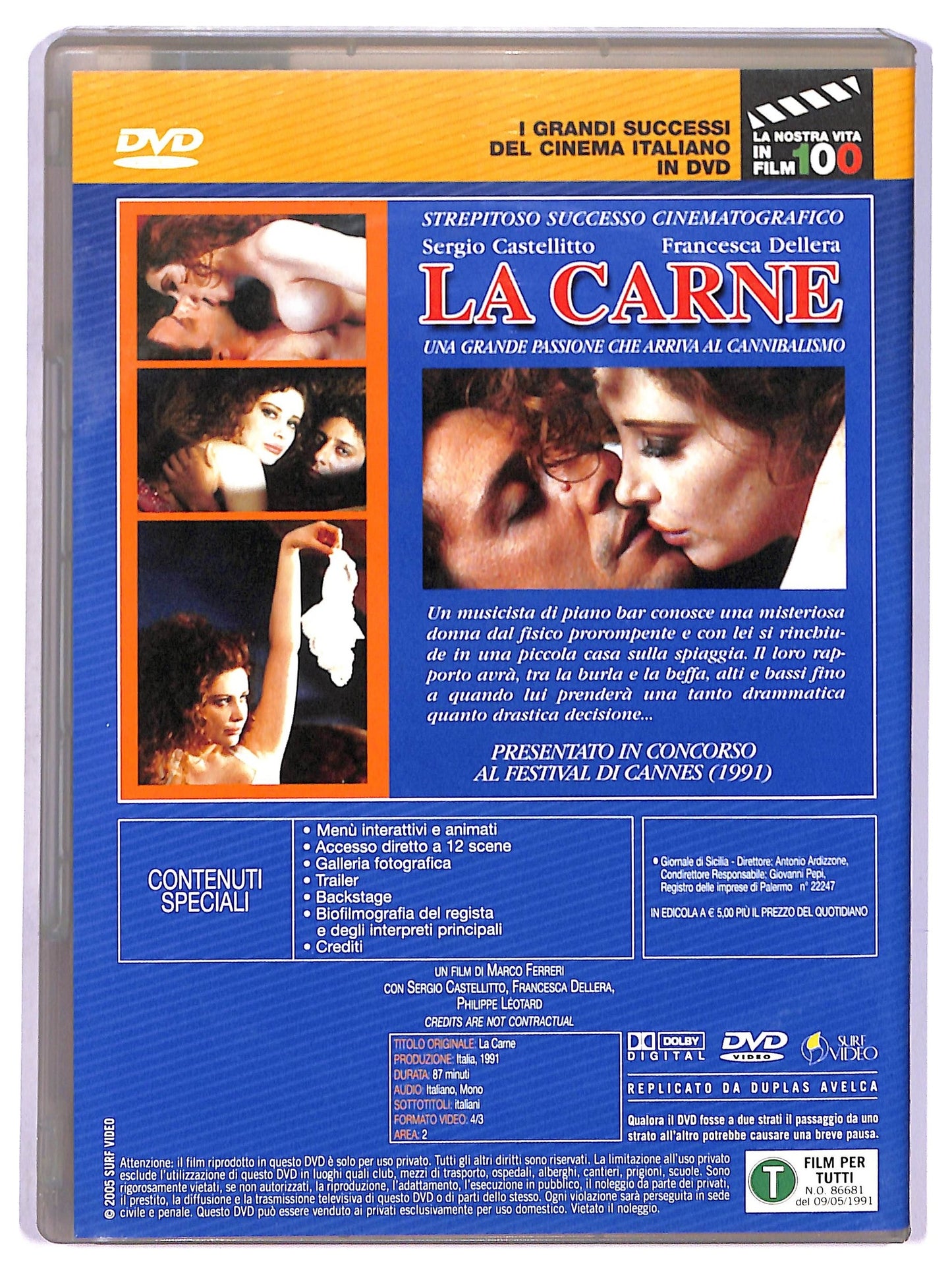 EBOND La Carne DVD  Editoriale D767145