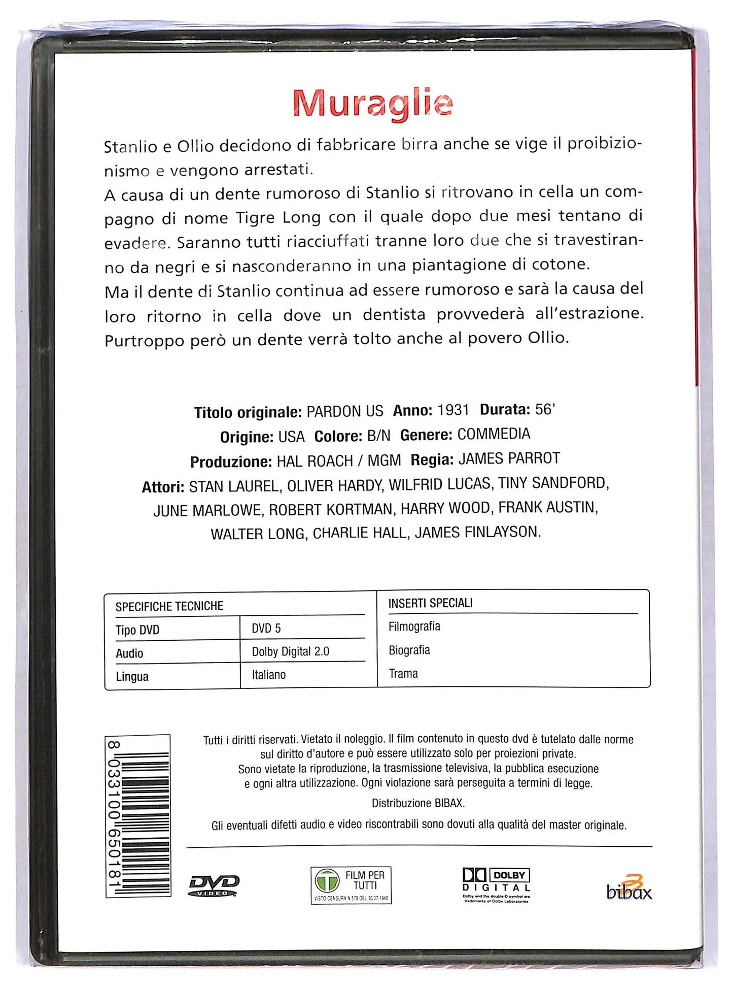 EBOND muraglie  DVD D767401