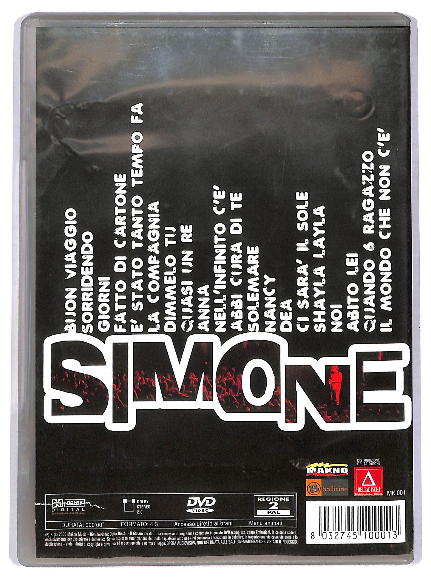 EBOND Simone Live Alcatraz 2005 EDITORIALE DVD D767446