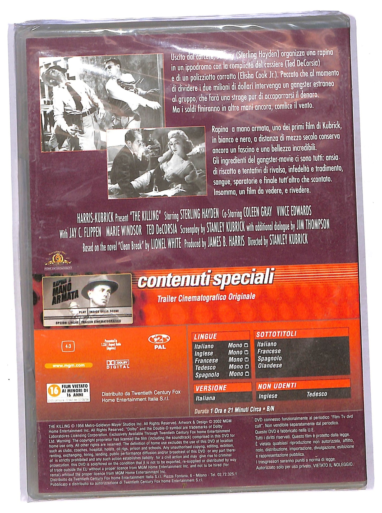 EBOND Rapina a mano armata EDITORIALE DVD D767502