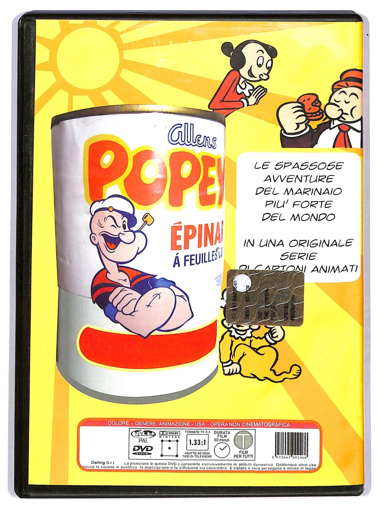 EBOND Braccio di ferro DVD D767602