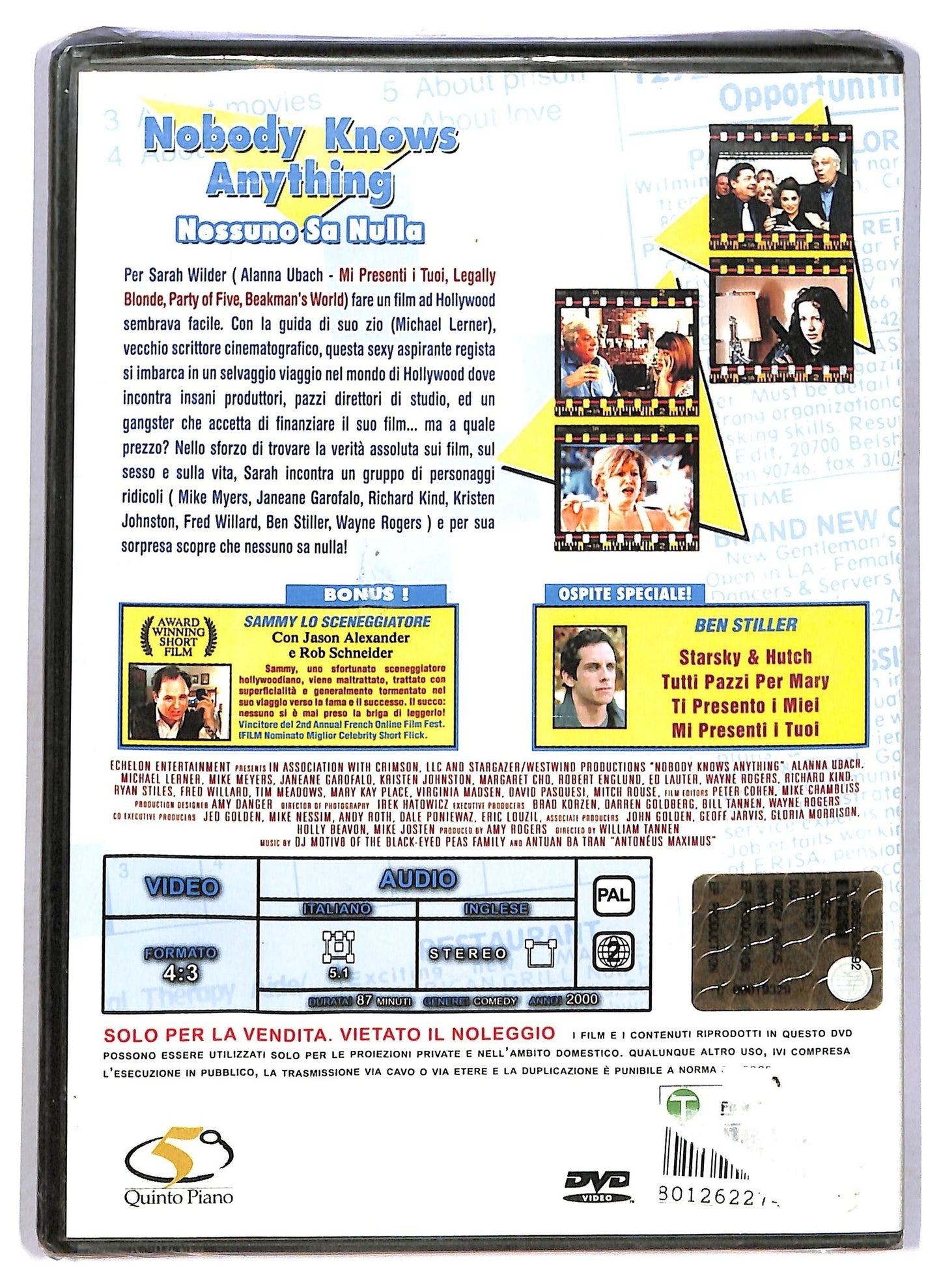 EBOND Nobody Knows Anything DVD D767725