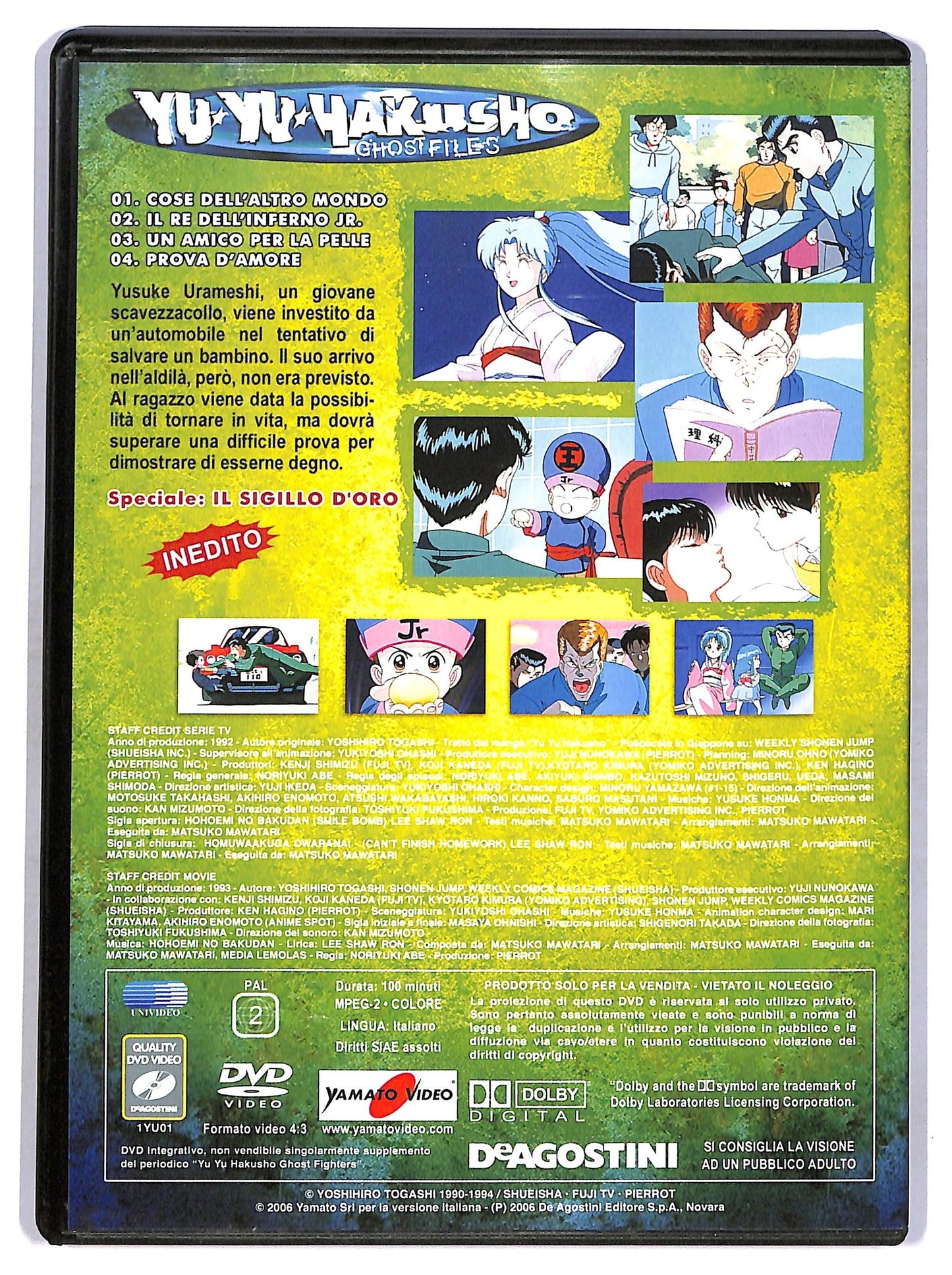 EBOND YU YU Hakusho Ghostfiles Vol.1 EDITORIALE DVD D767956