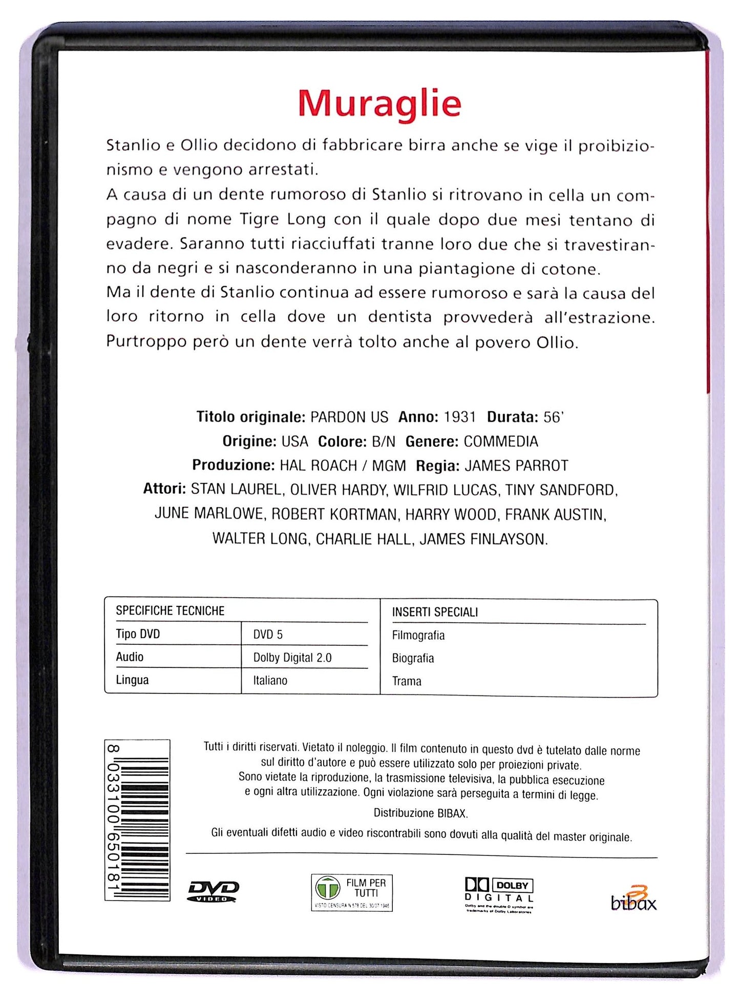 EBOND muraglie  DVD D768030