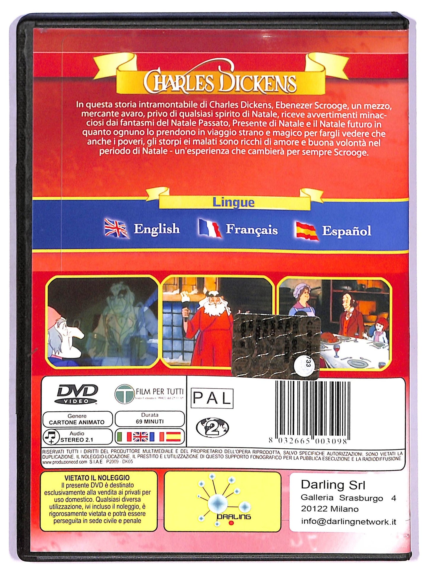 EBOND A Christmas Carol EDITORIALE DVD D768043
