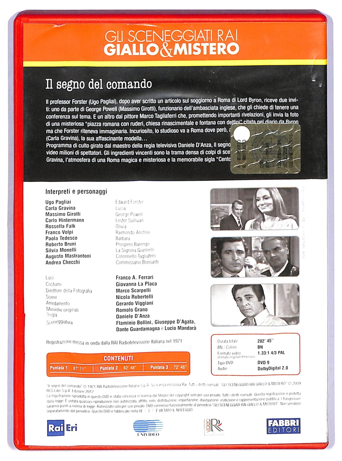 EBOND Il segno del comando puntata 1-3  EDITORIALE DVD D768362