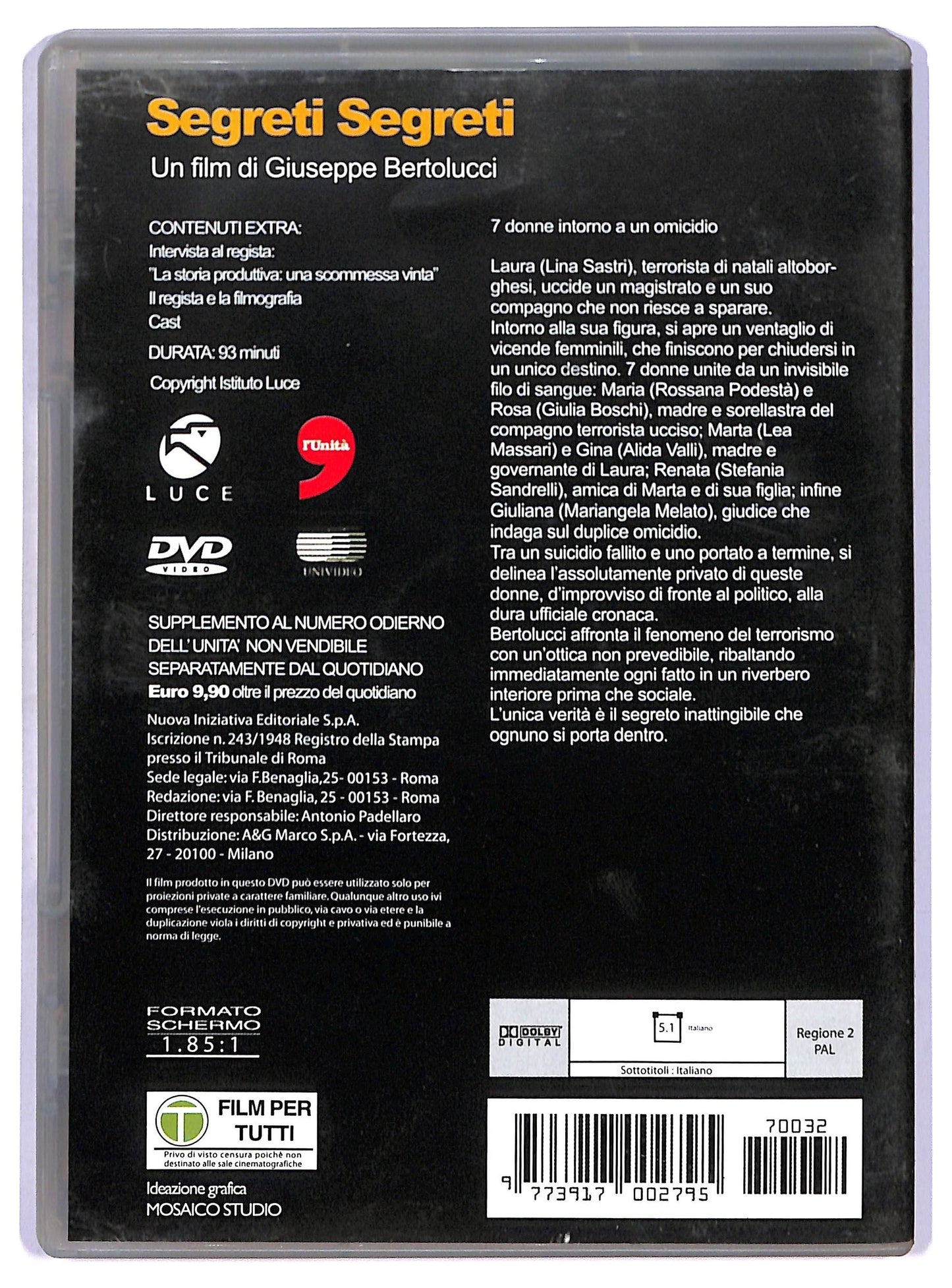 EBOND Segreti Segreti EDITORIALE DVD D768429