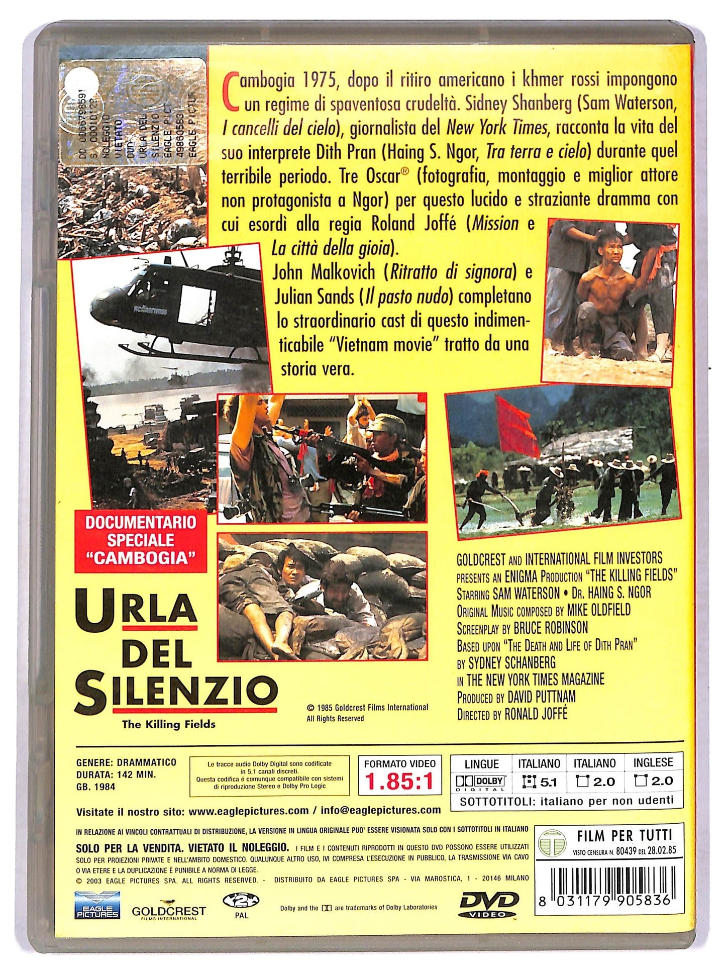 EBOND Urla del silenzio DVD D768661