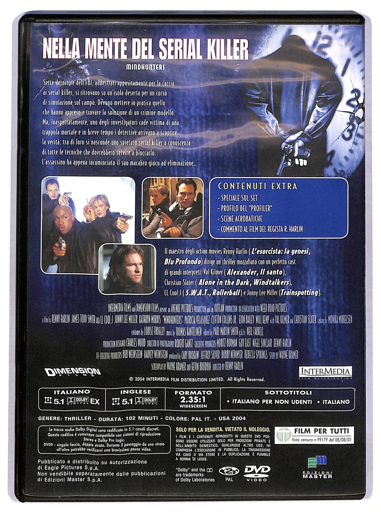 EBOND Nella mente del serial killer EDITORIALE DVD D768847