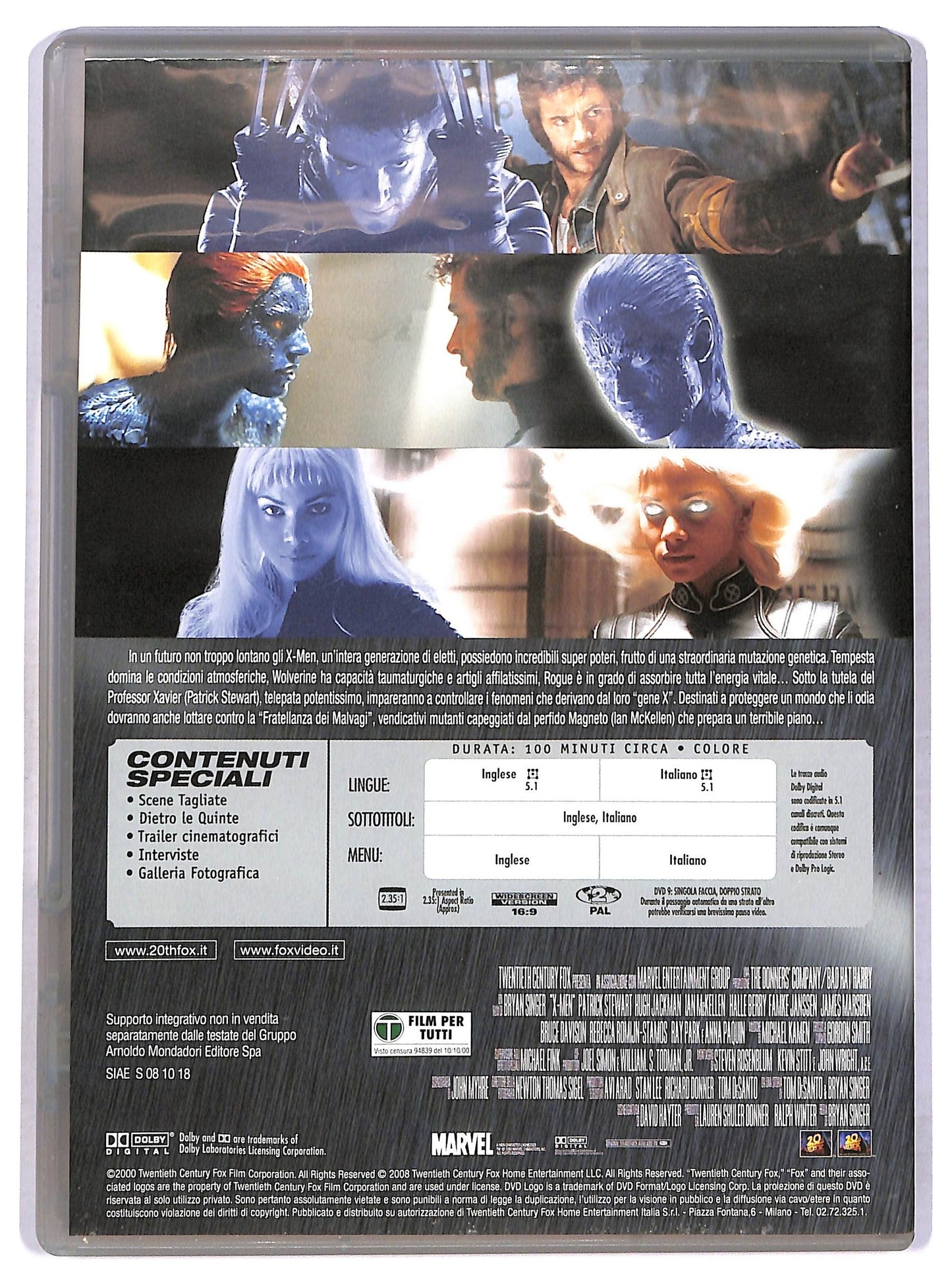 EBOND X-Men EDITORIALE DVD D768864