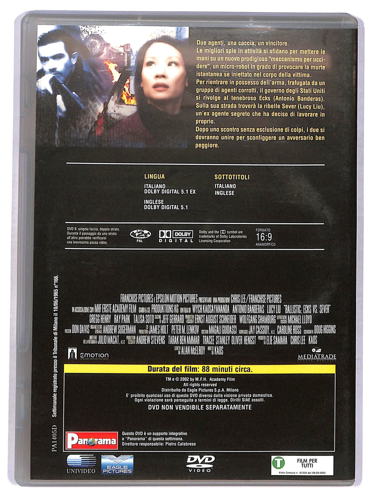 EBOND Ballistic EDITORIALE DVD D768930