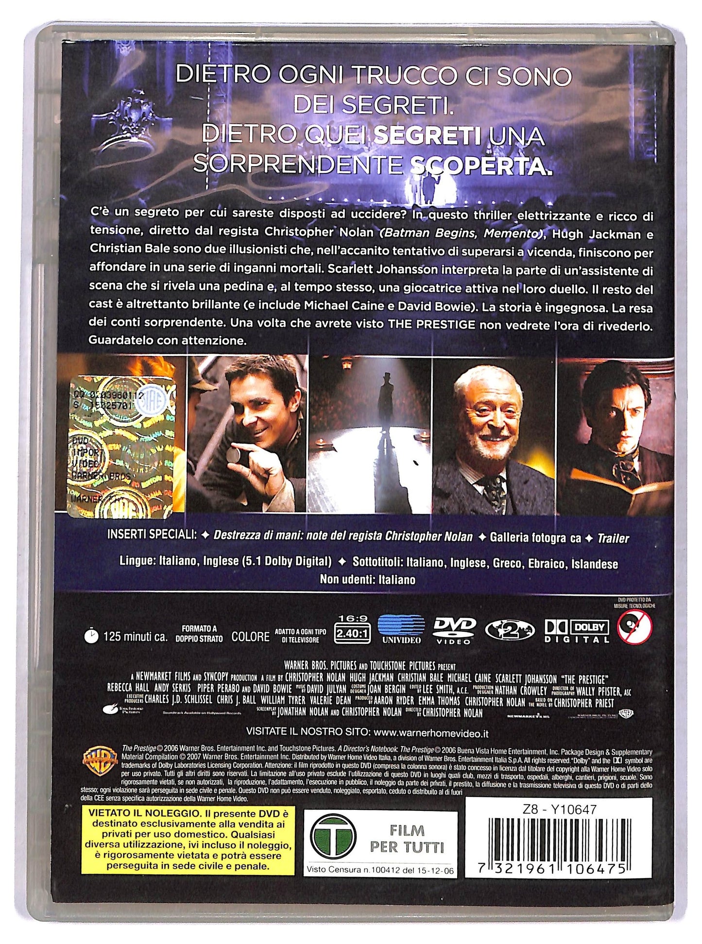 EBOND The Prestige DVD D768940