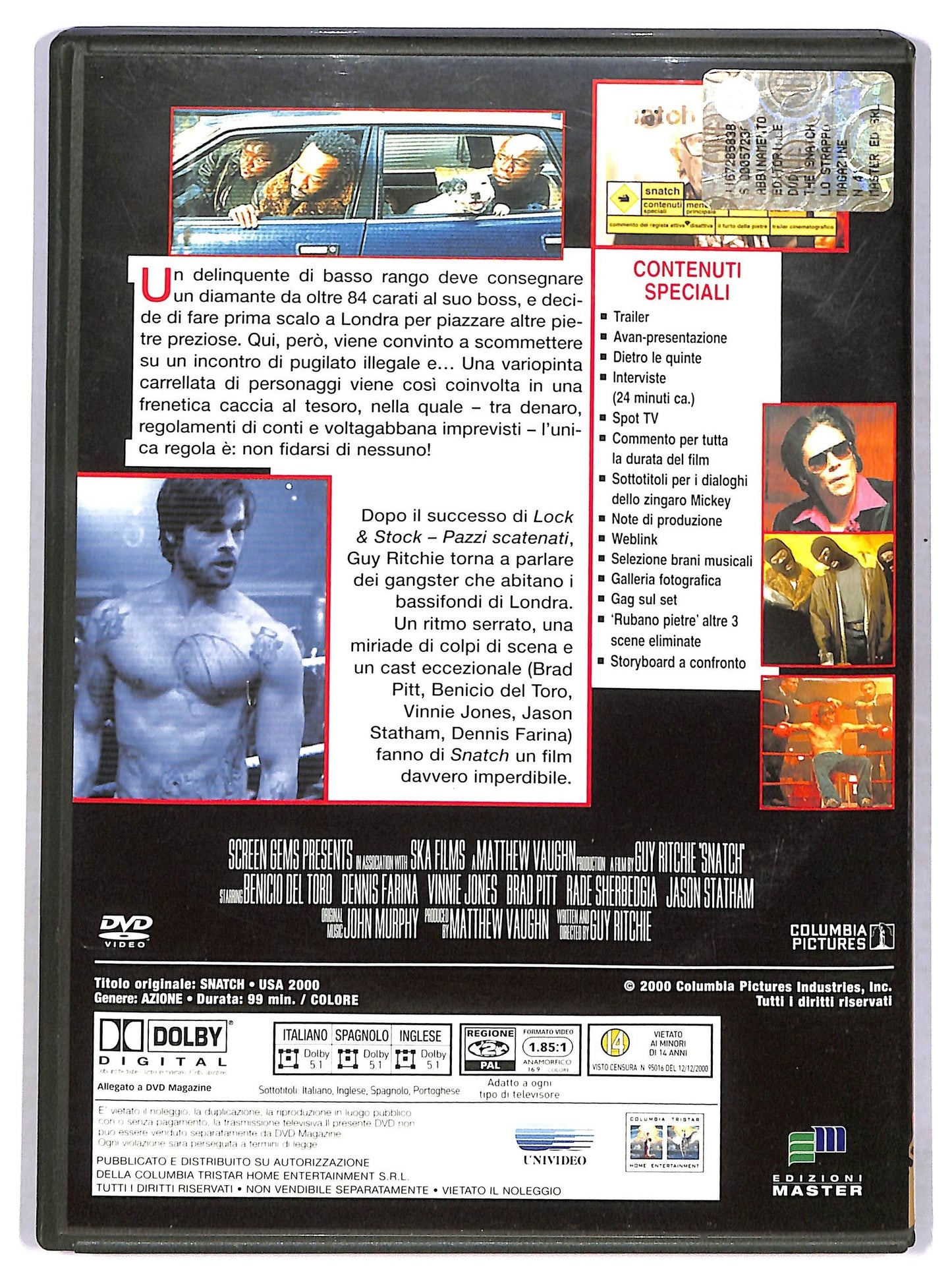 EBOND Snatch - Lo strappo EDITORIALE DVD D768950