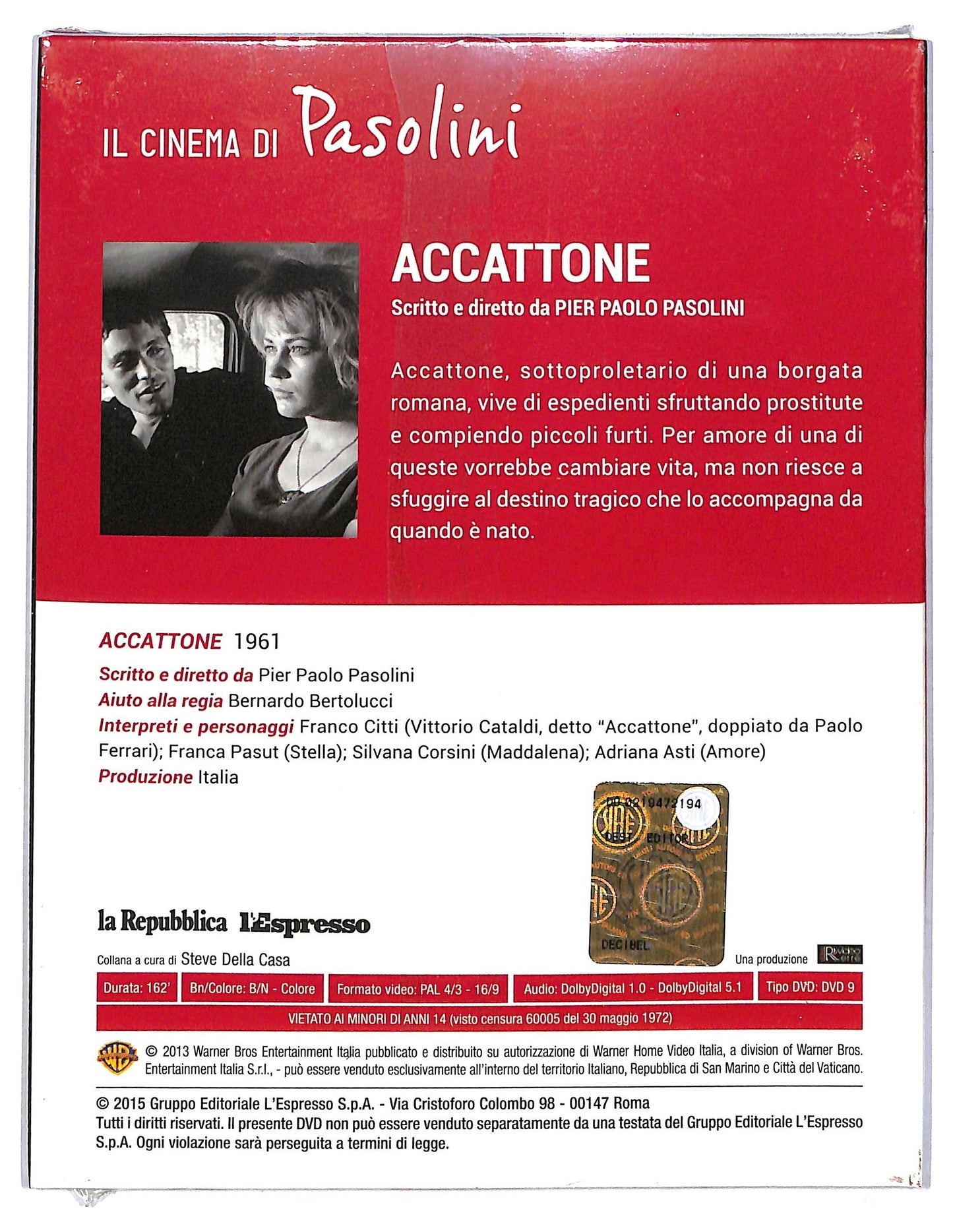 EBOND Accattone EDITORIALE DVD D769052