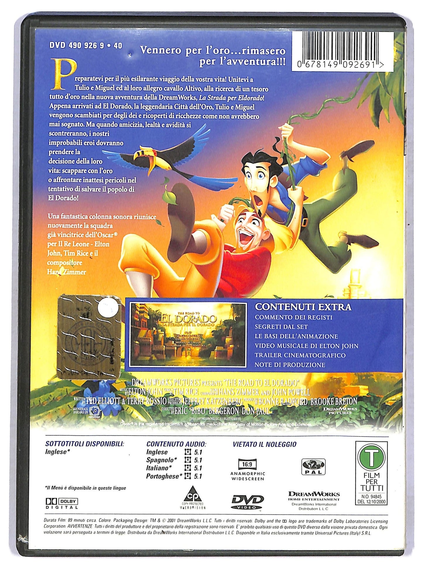 EBOND La strada per El Dorado DVD D769082