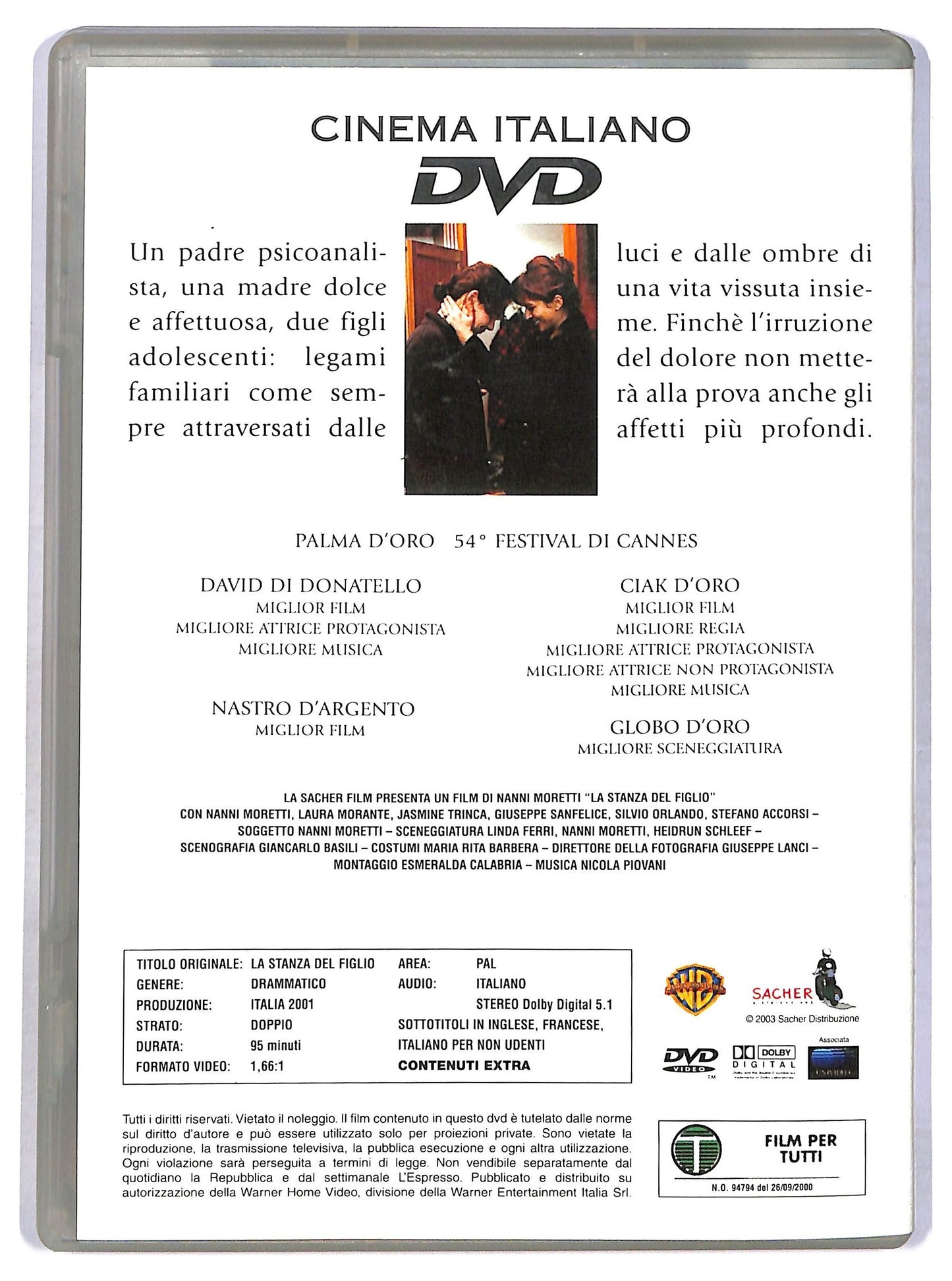 EBOND La stanza del figlio EDITORIALE DVD D769113
