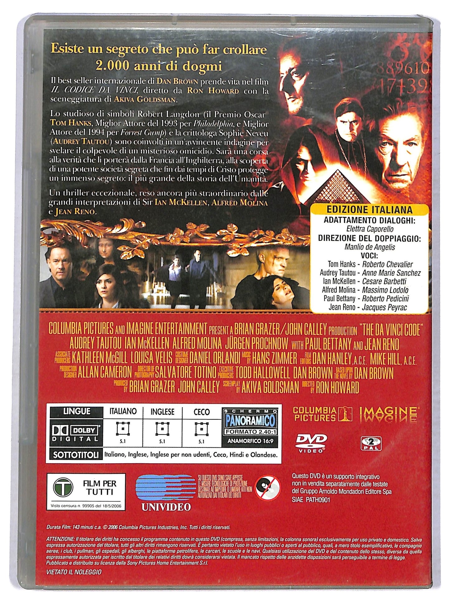 EBOND Il codice Da Vinci EDITORIALE DVD D769118