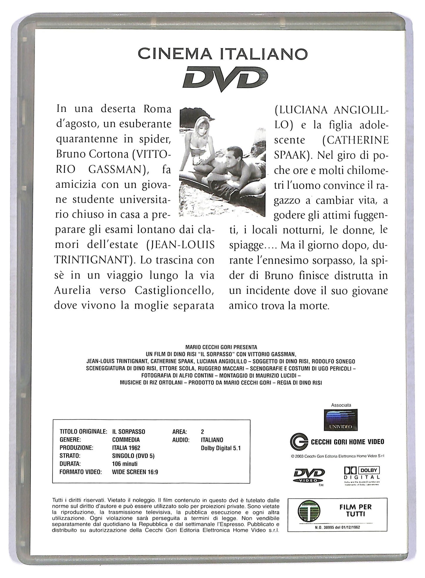 EBOND Il sorpasso EDITORIALE DVD D769216